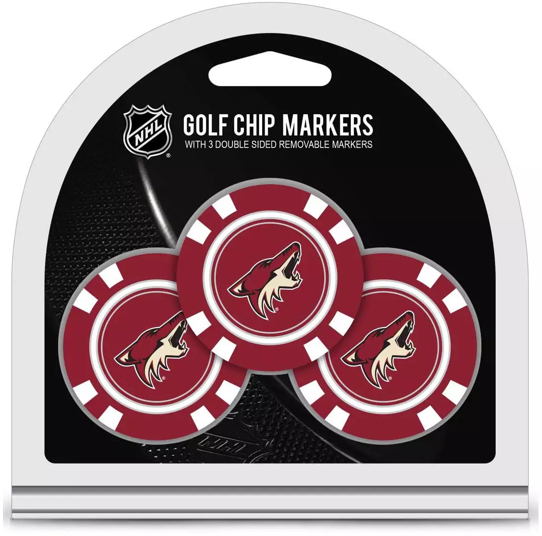 ARIZONA COYOTES 3 PK GOLF CHIP