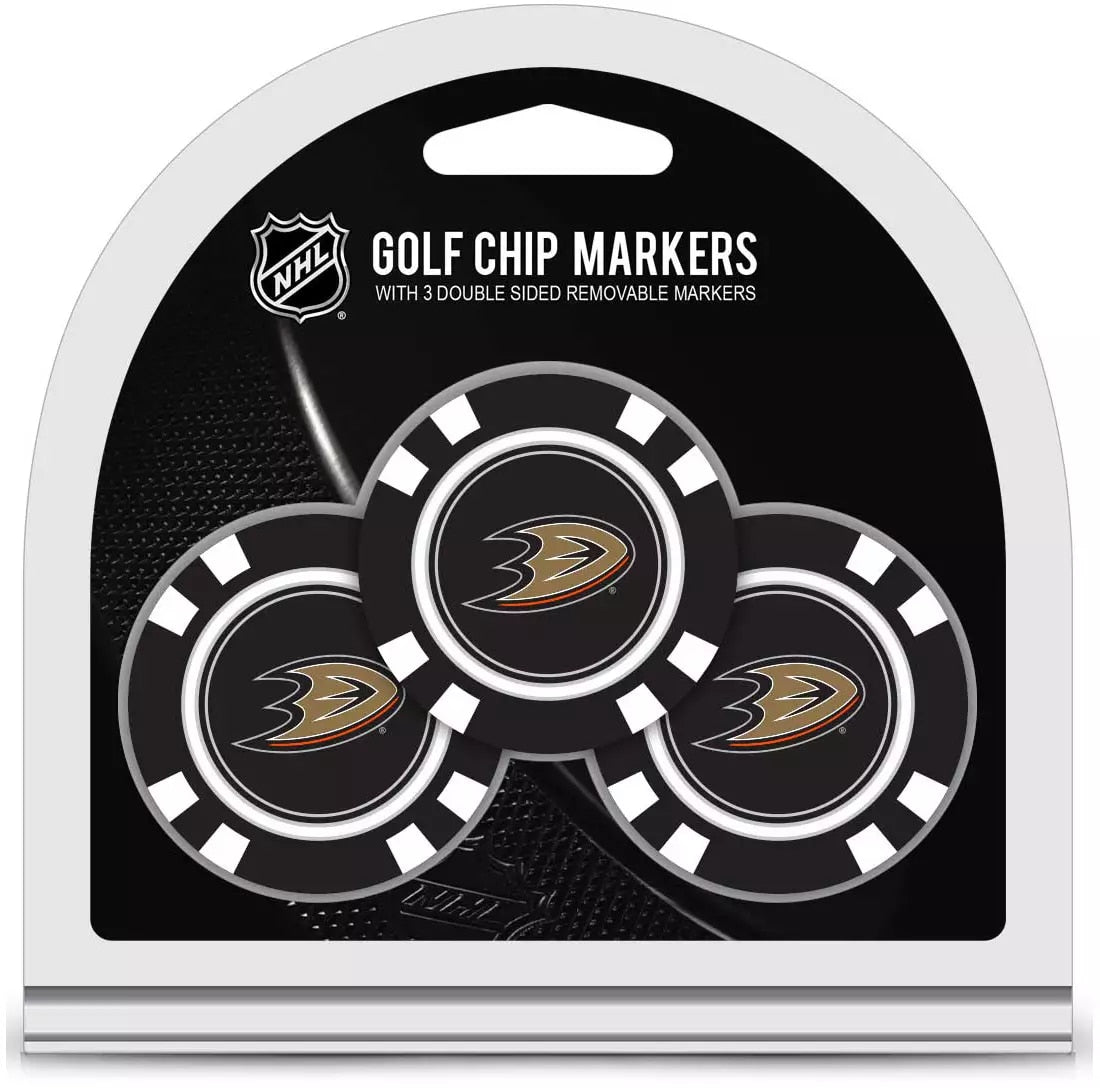 ANAHEIM DUCKS 3 PK GOLF CHIP