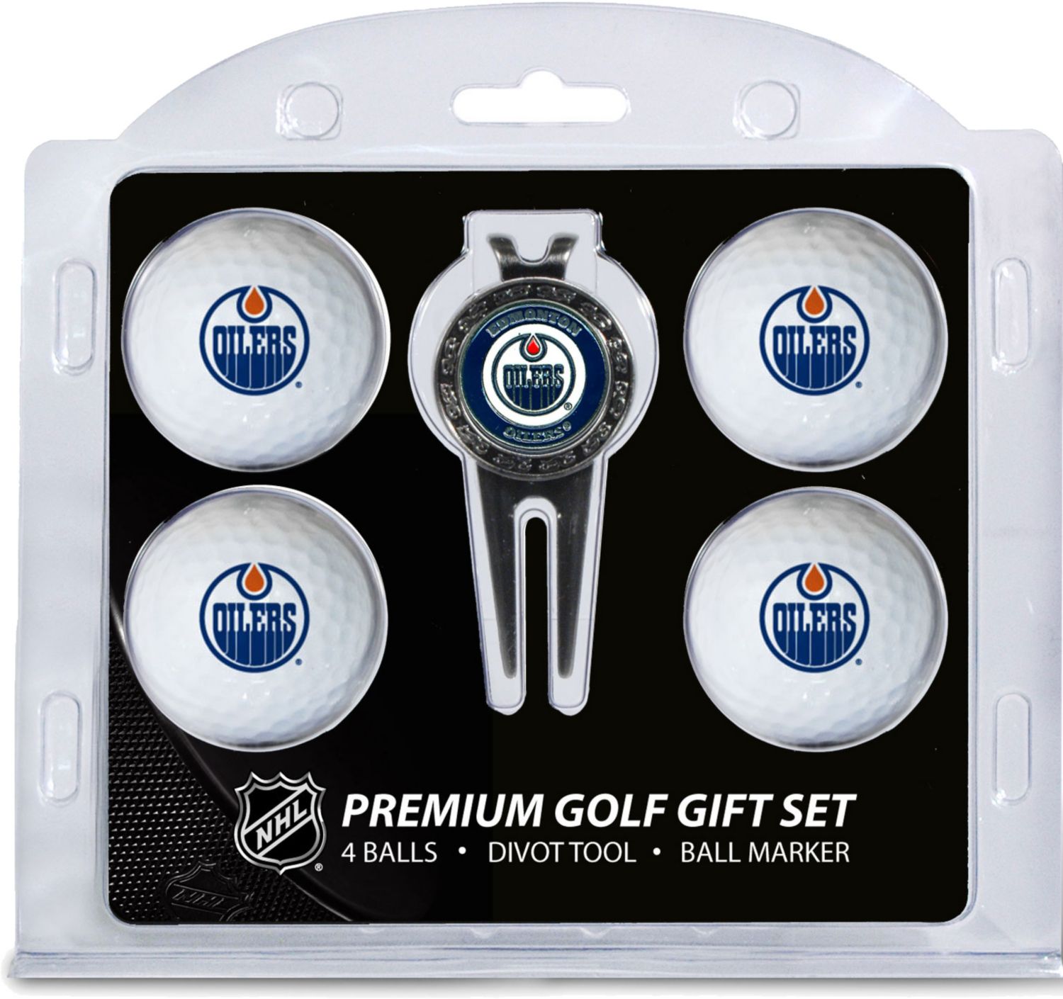 EDMONTON OILERS 4 BALL GIFT SET