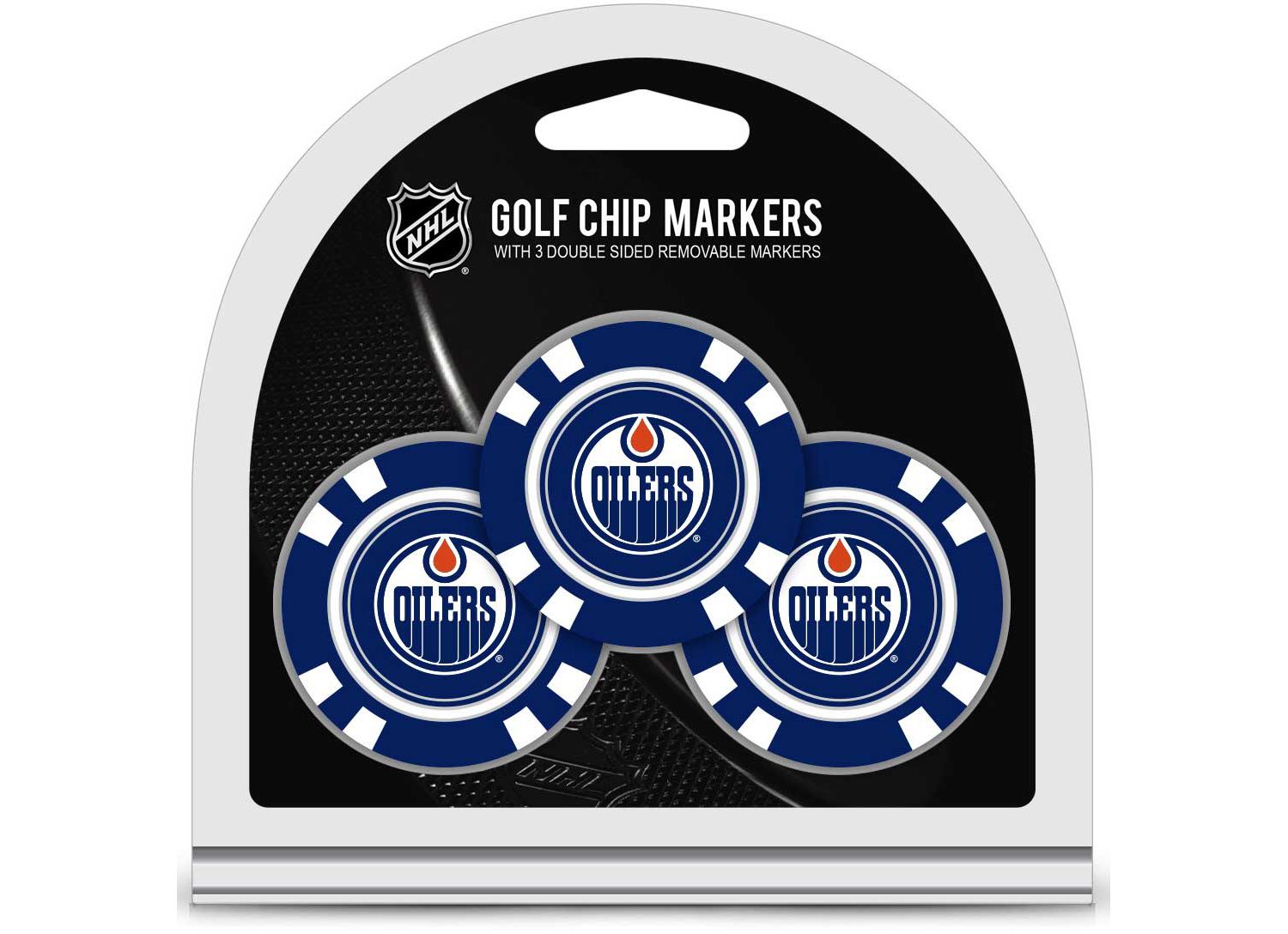 EDMONTON OILERS 3 PK GOLF CHIP