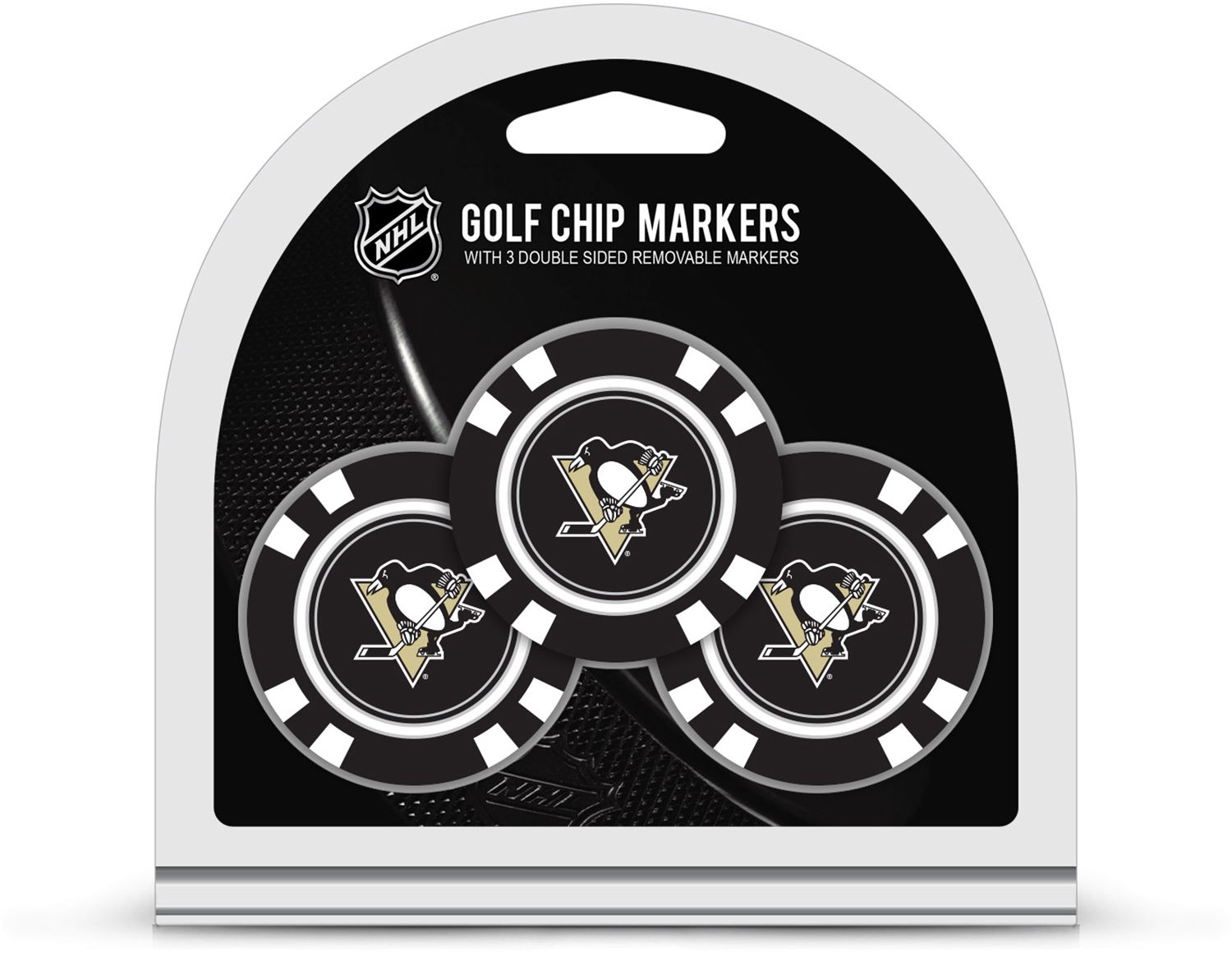 PITTSBURGH PENGUINS 3 PK GOLF CHIP