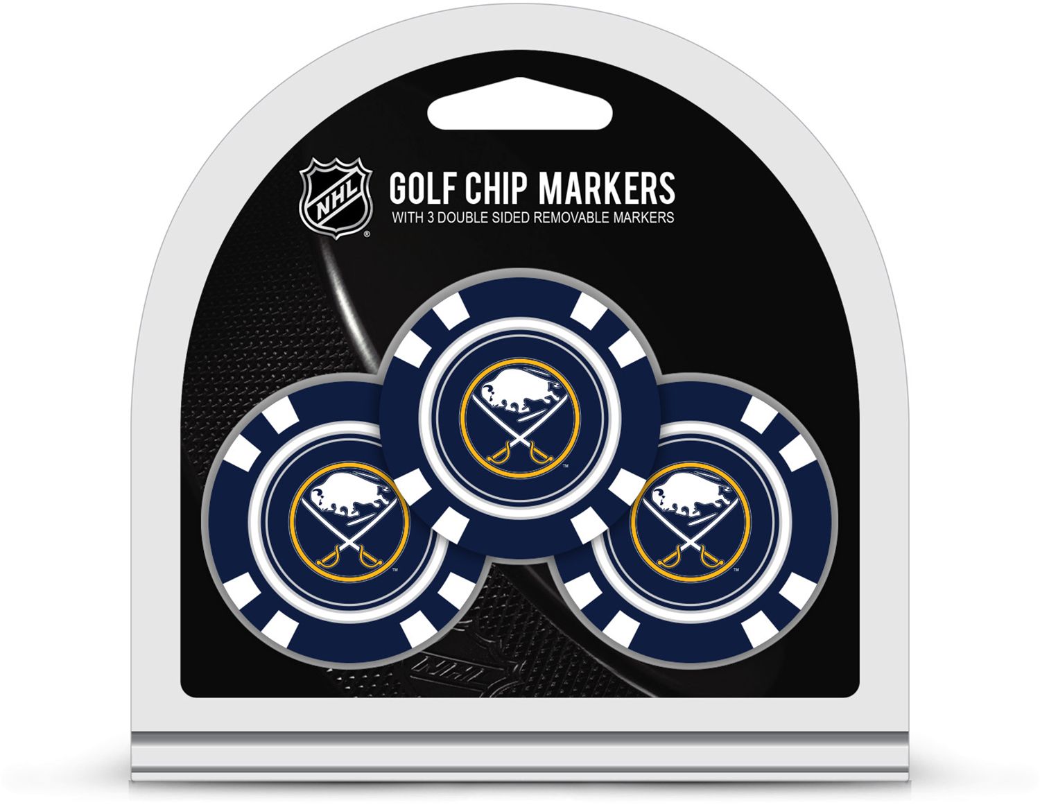 BUFFALO SABRES 3 PK GOLF CHIP