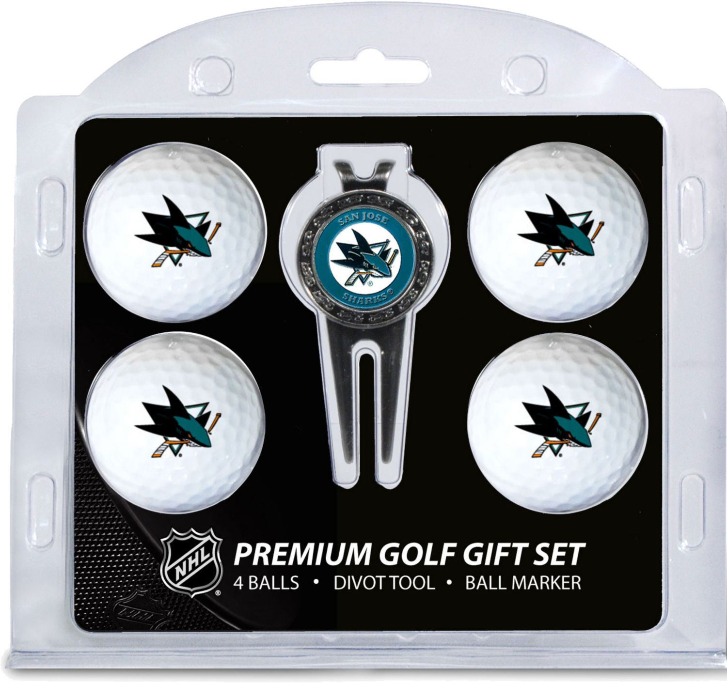 SAN JOSE SHARKS 4 BALL GIFT SET