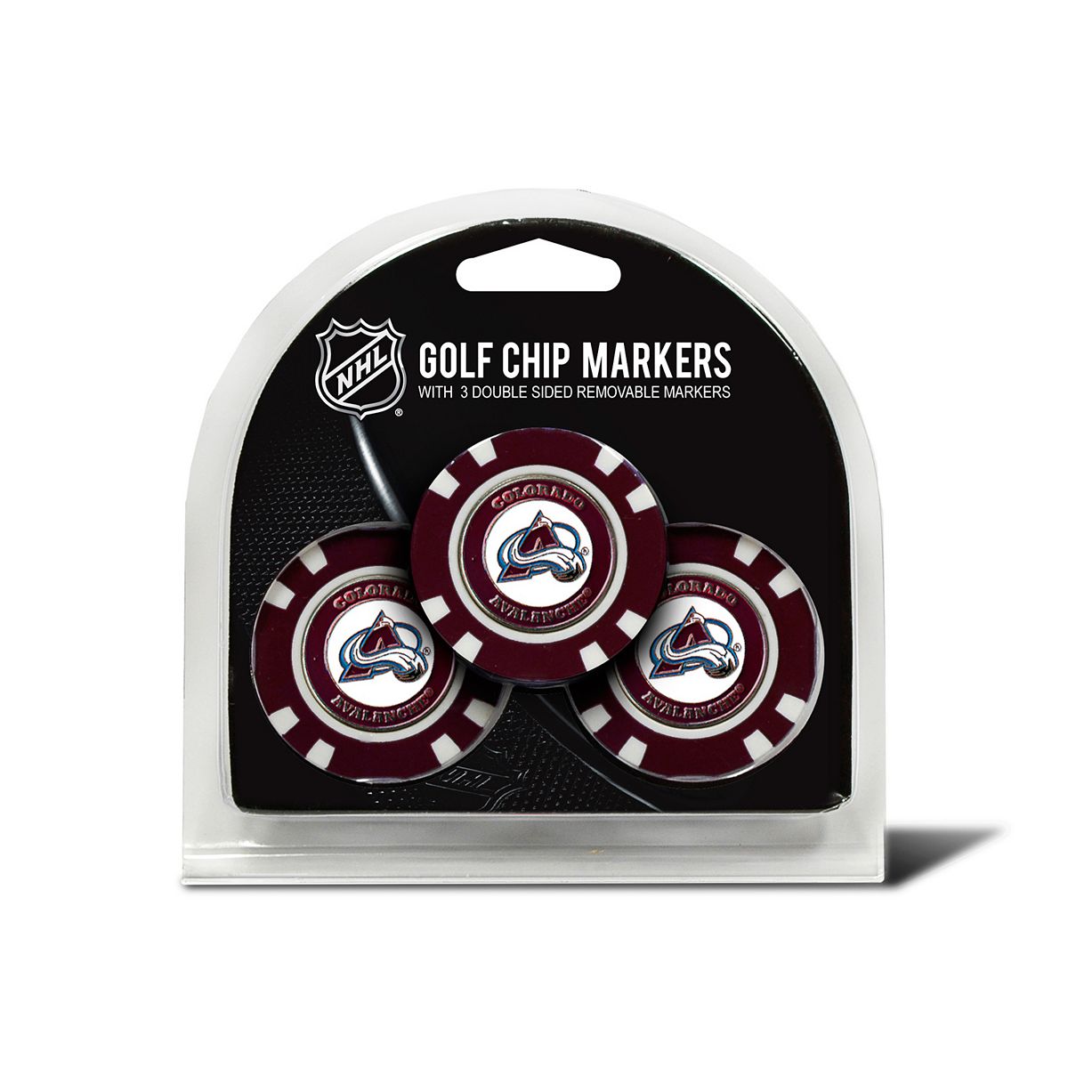 COLORADO AVALANCHE 3 PK GOLF CHIP