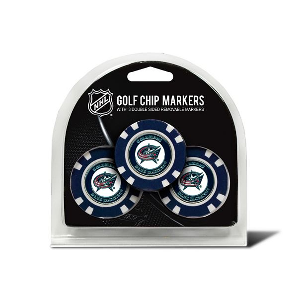 COLUMBUS BLUE JACK 3 PK GOLF CHIP