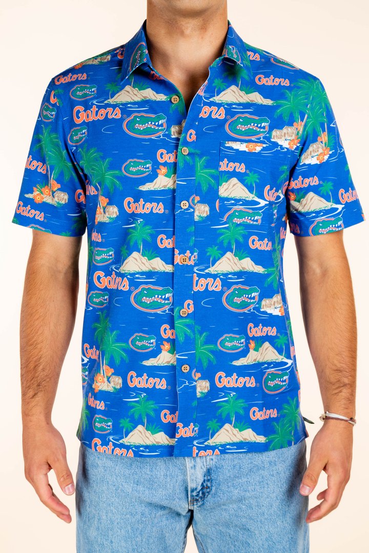 Come On In, The Water's Fine | University of Florida Hawaiian Shirt