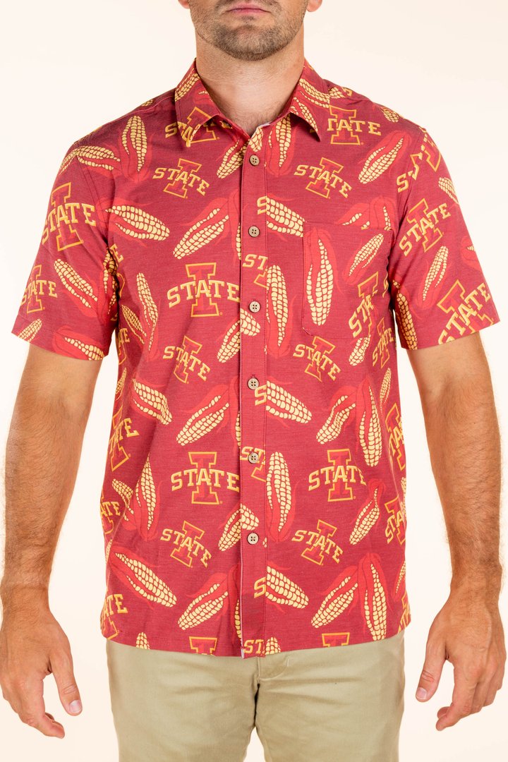 Cardinal Corn | Iowa State Hawaiian Shirt