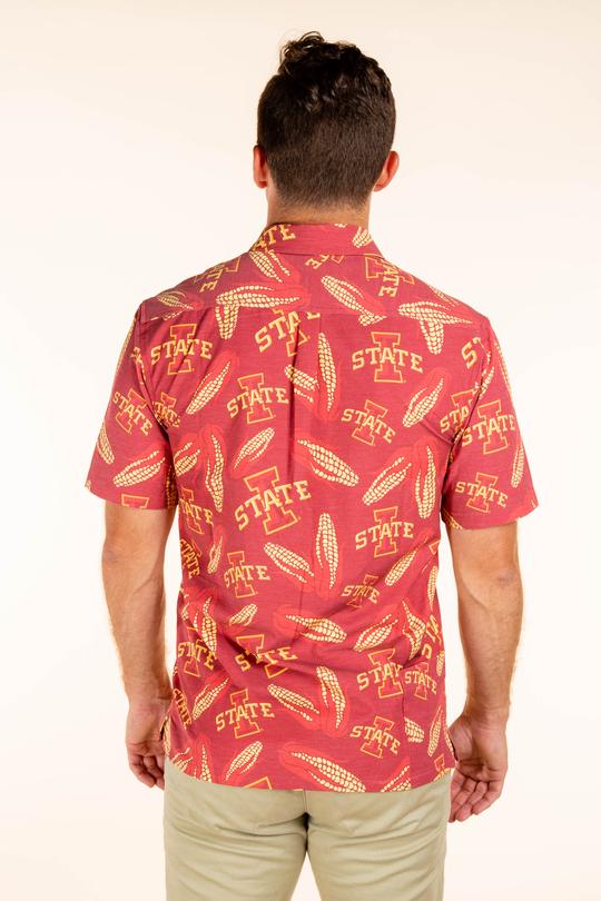 Cardinal Corn | Iowa State Hawaiian Shirt