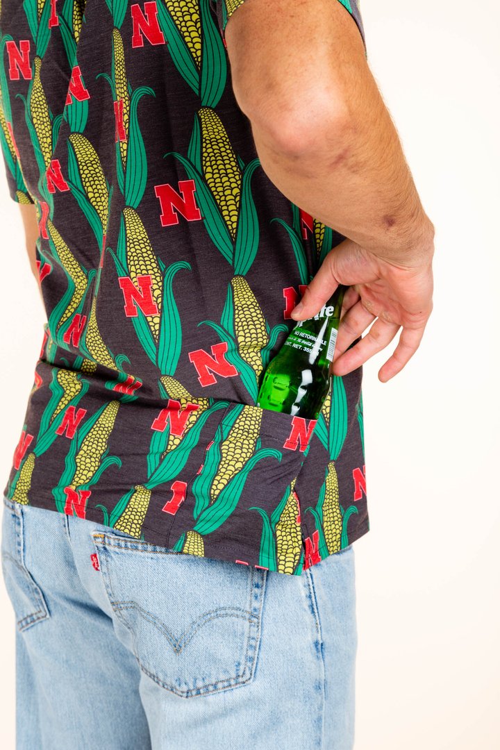 The Husker Shucker | Nebraska Corn Hawaiian Shirt