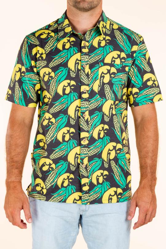 The Corn Stacker | University of Iowa Hawaiian Shirt