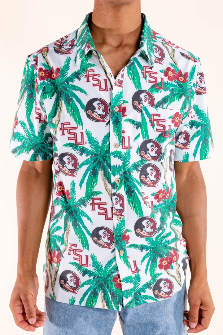 The Tallahassee | Florida State University Palm Tree Hawaiian Shirt