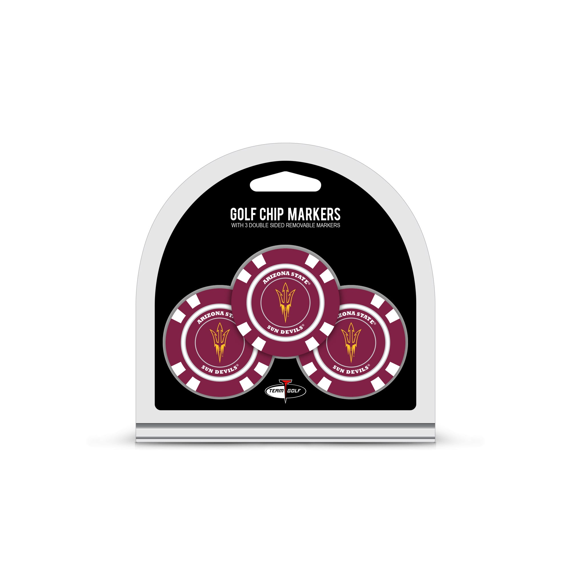 ARIZONA ST 3 PK GOLF CHIP