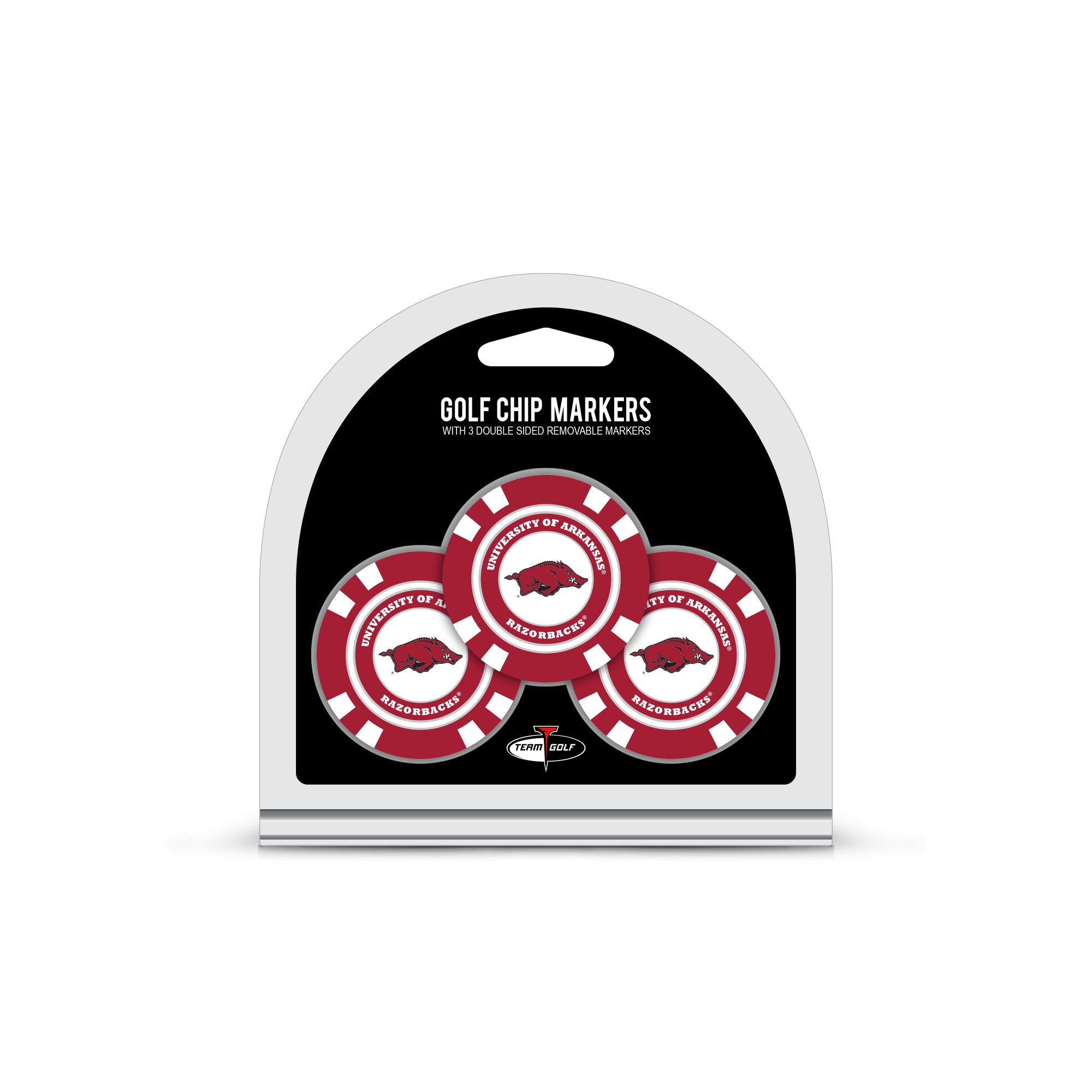 ARKANSAS 3 PK GOLF CHIP