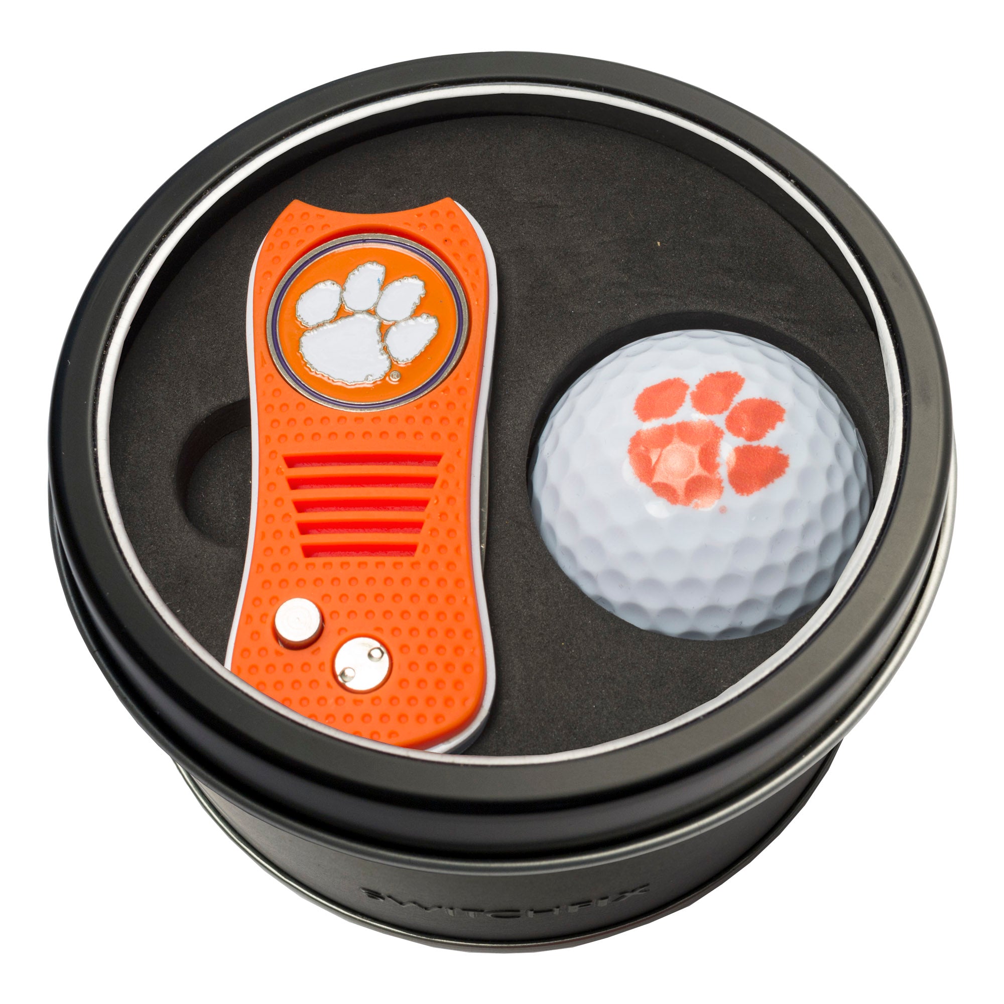 CLEMSON SWITCH BALL TIN
