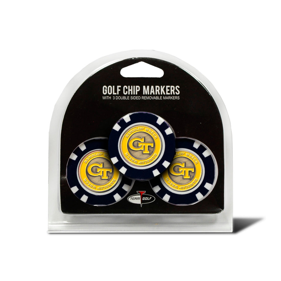 GEORGIA TECH 3 PK GOLF CHIP