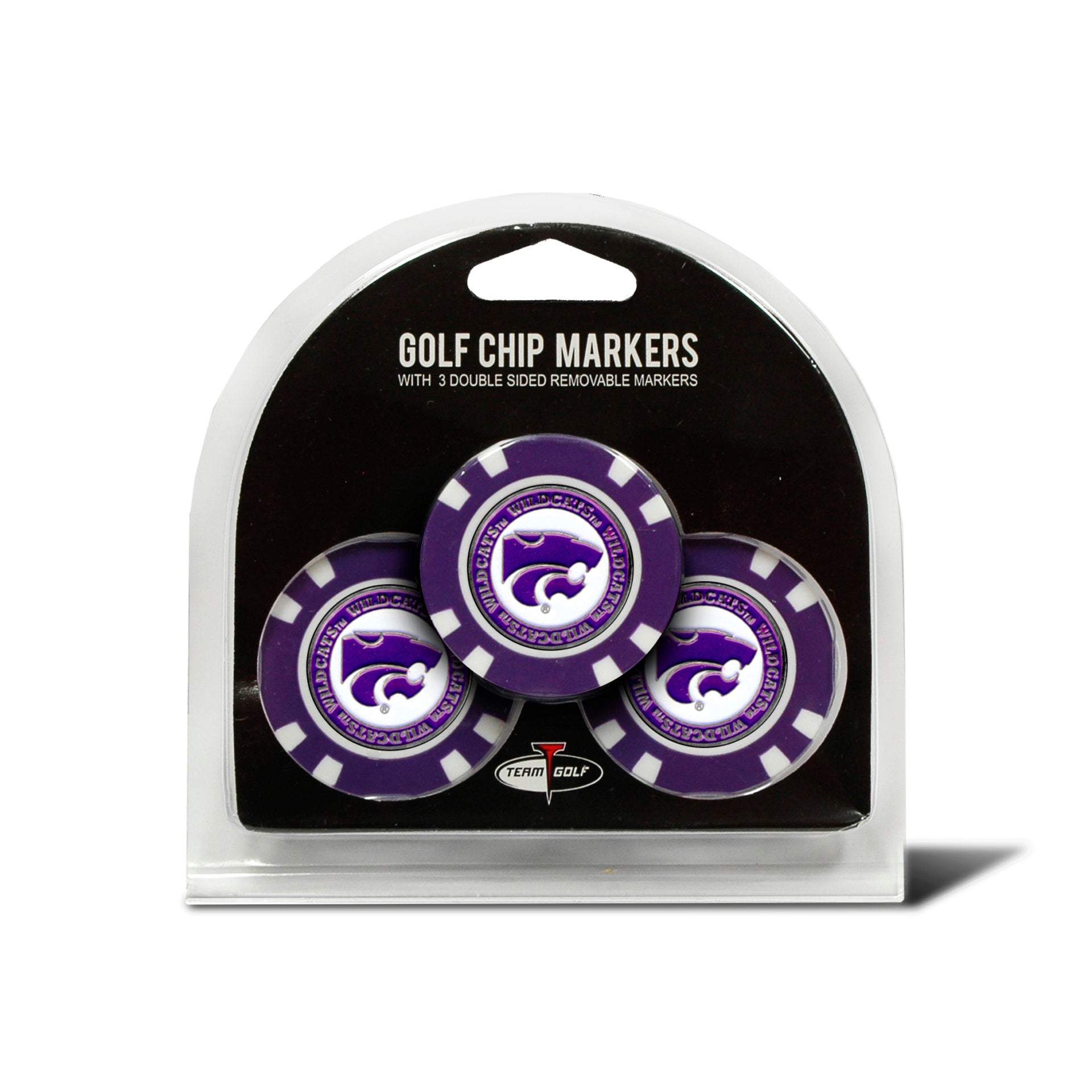 KANSAS ST 3 PK GOLF CHIP