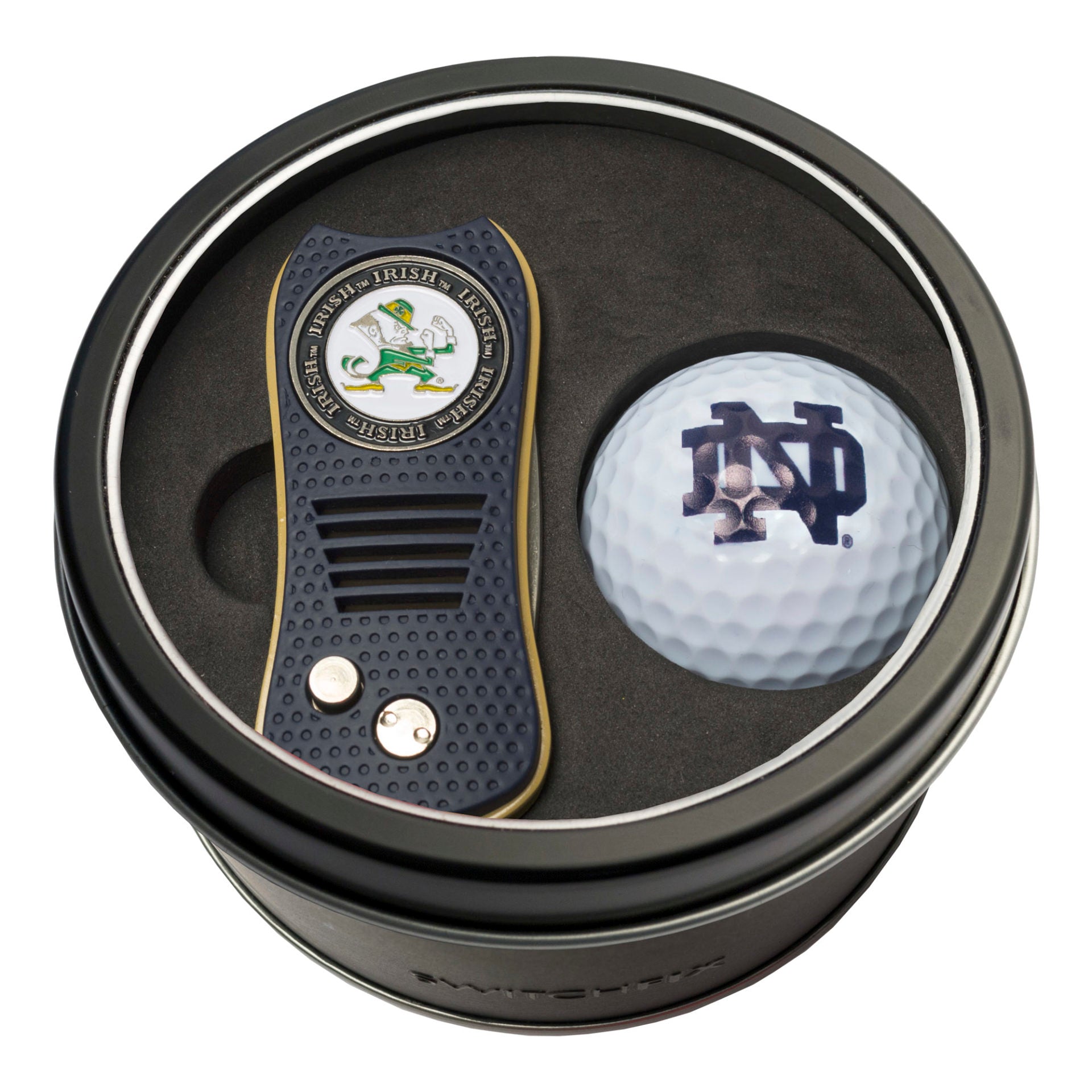 NOTRE DAME SWITCH BALL TIN