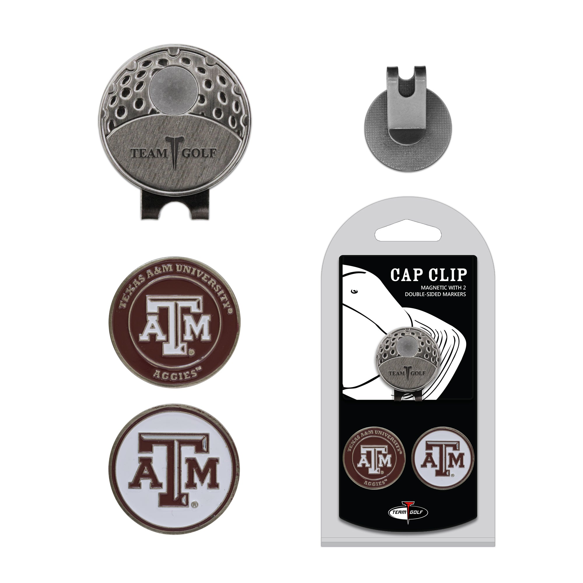 TEXAS A AND M 2 MKR CAP CLIP