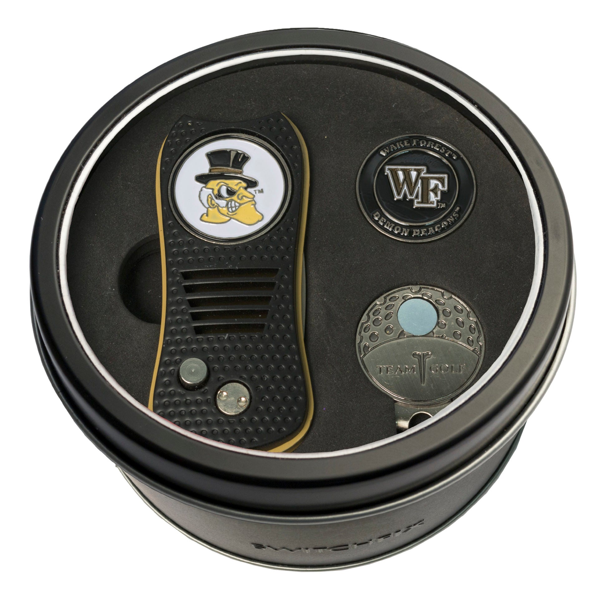 WAKE FOREST SWITCH CAP CLIP TIN