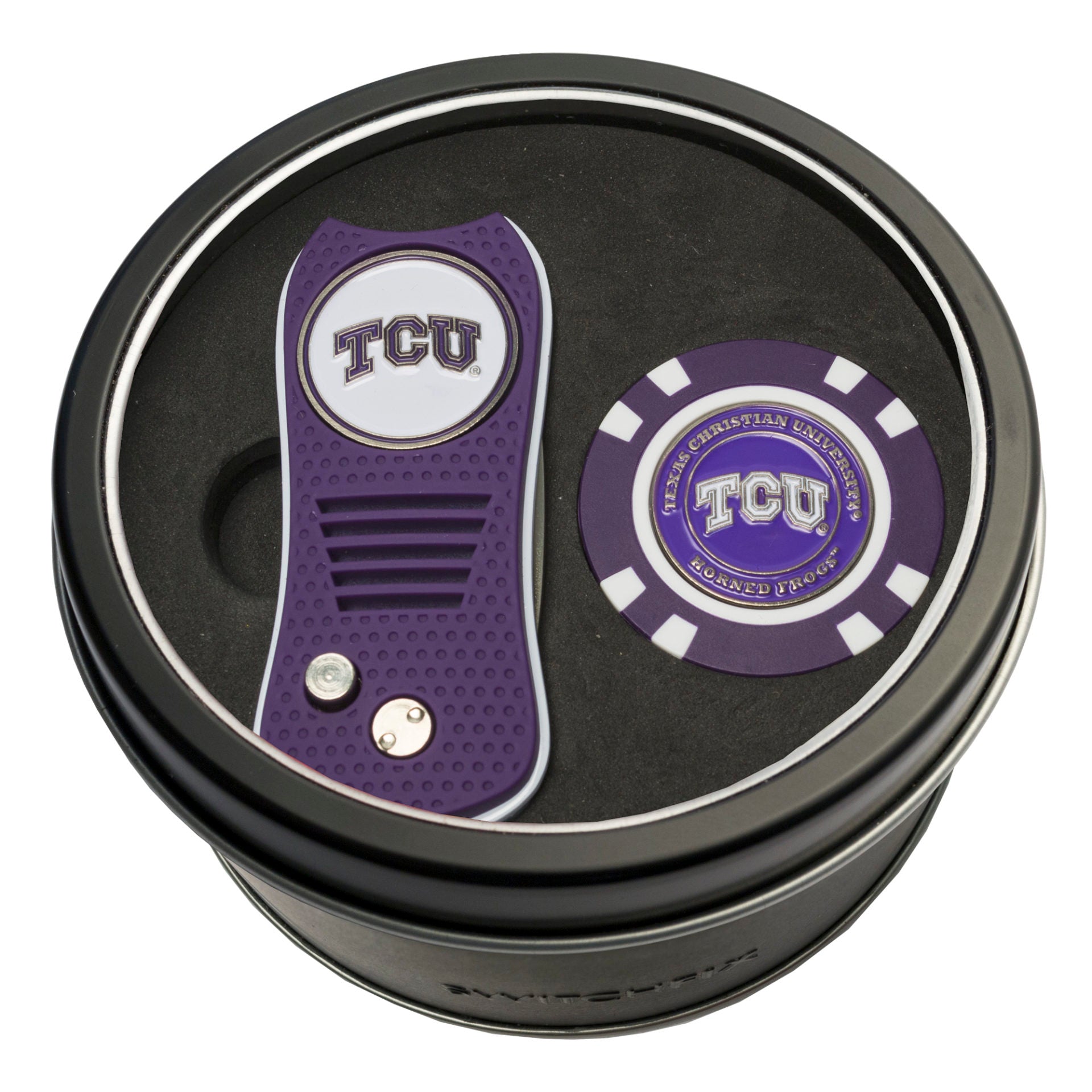 TEXAS CHRISTIAN SWITCH CHIP TIN