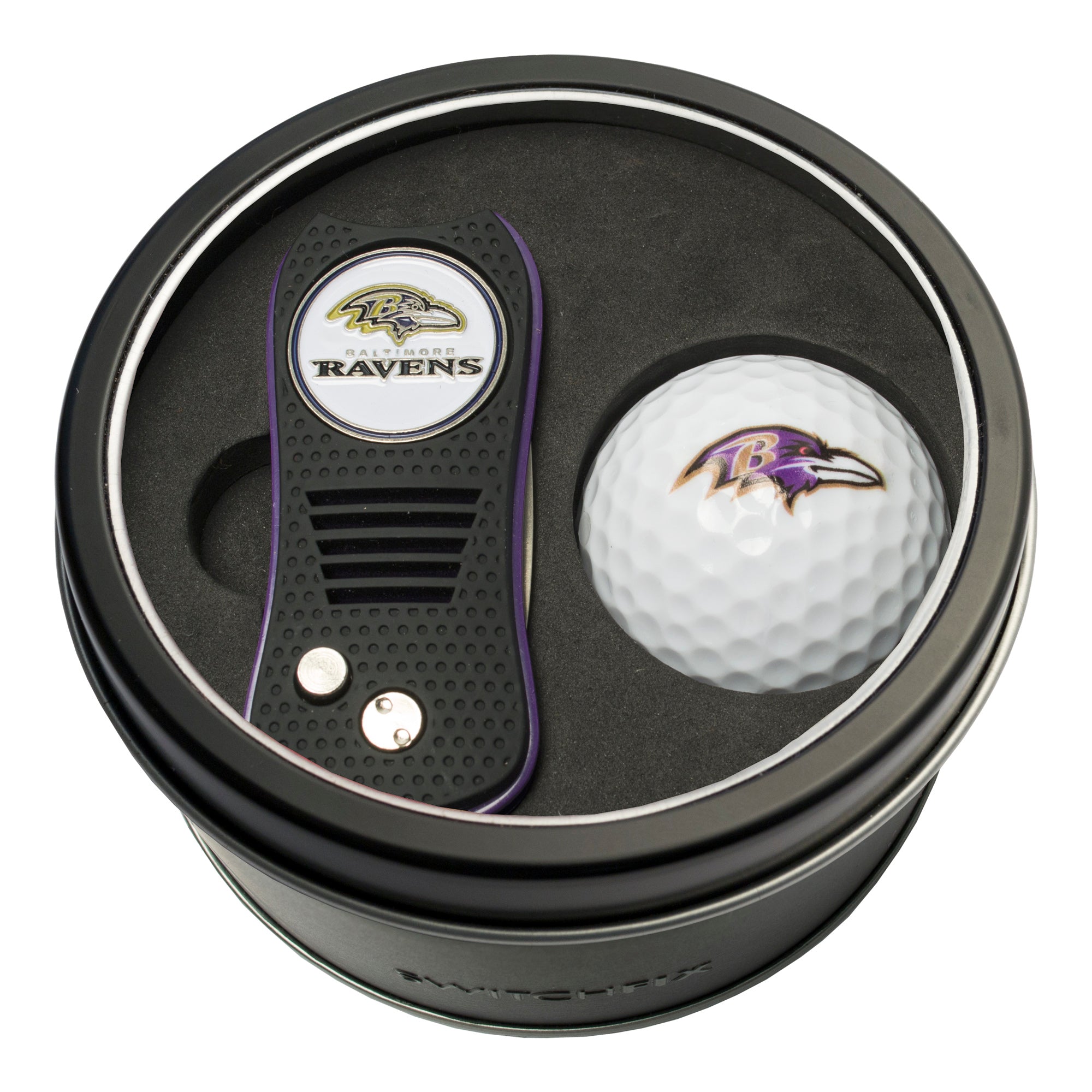 BALTIMORE RAVENS SWITCH BALL TIN