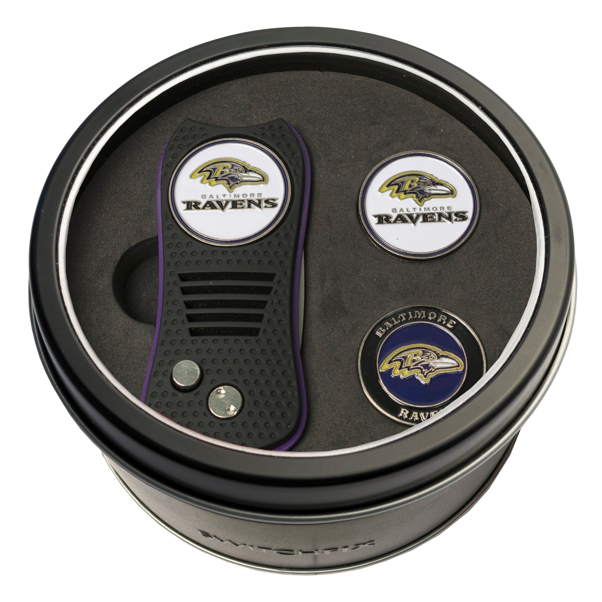 BALTIMORE RAVENS SWITCH MARKERS TIN