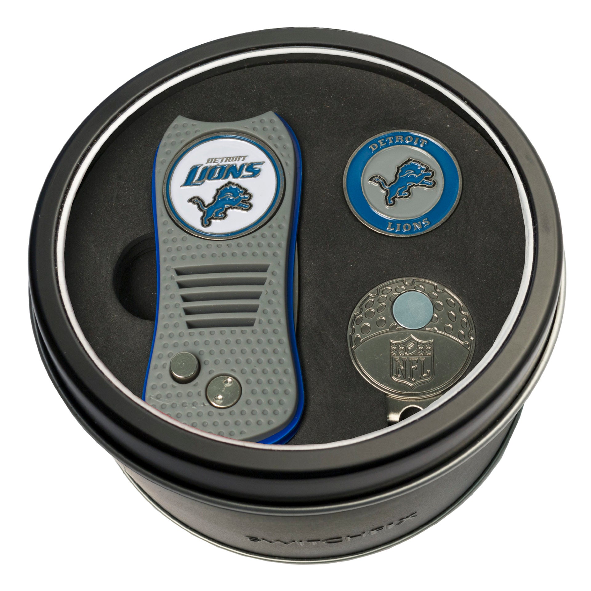 DETROIT LIONS SWITCH CAP CLIP TIN