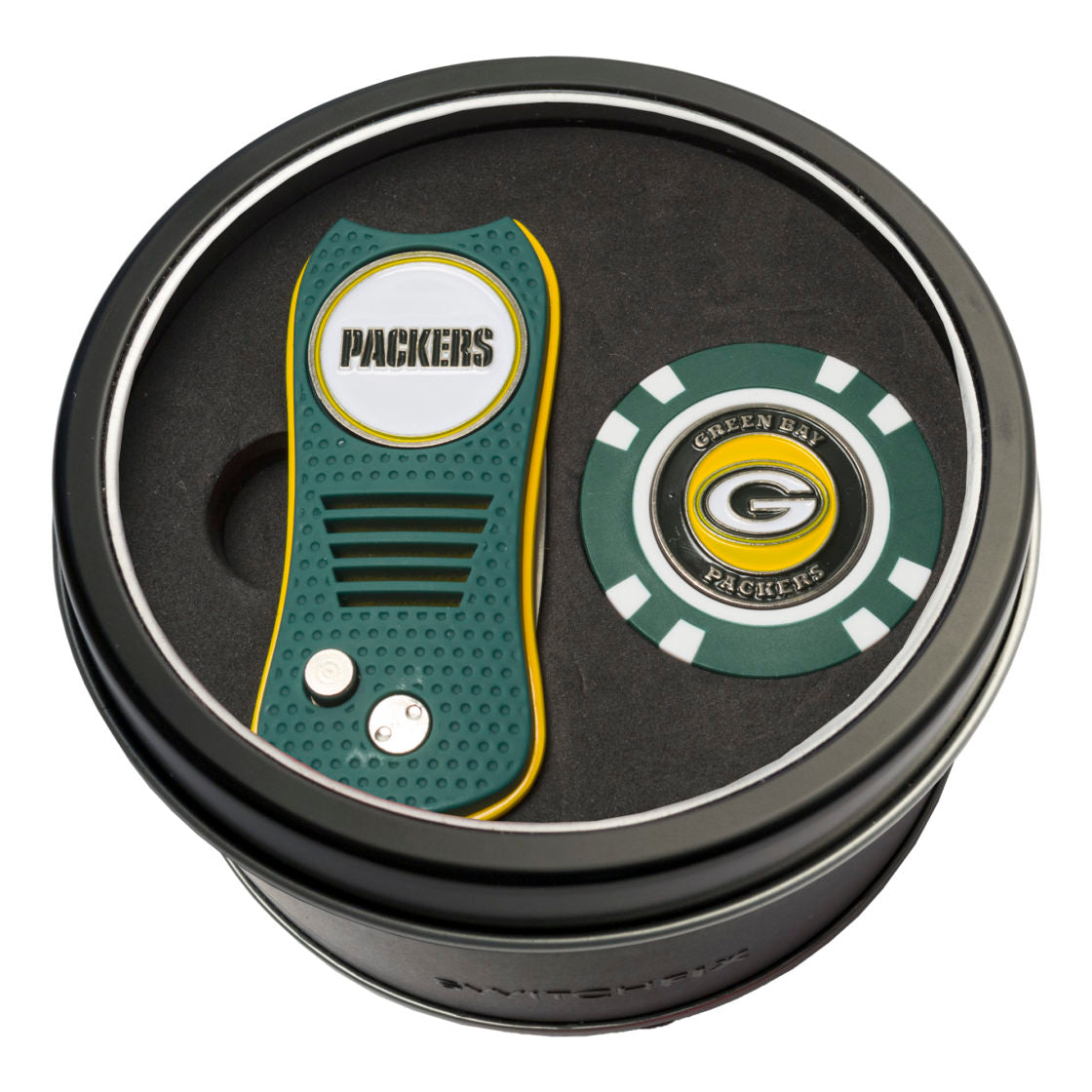 GREEN BAY PACKERS SWITCH CHIP TIN