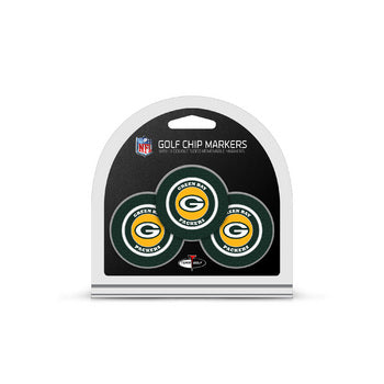 GREEN BAY PACKERS 3 PK GOLF CHIP