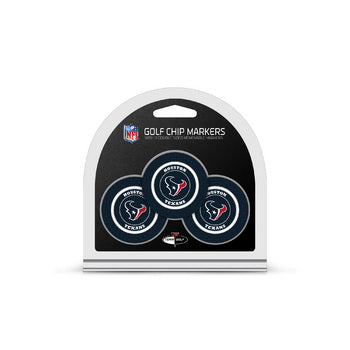 HOUSTON TEXANS 3 PK GOLF CHIP