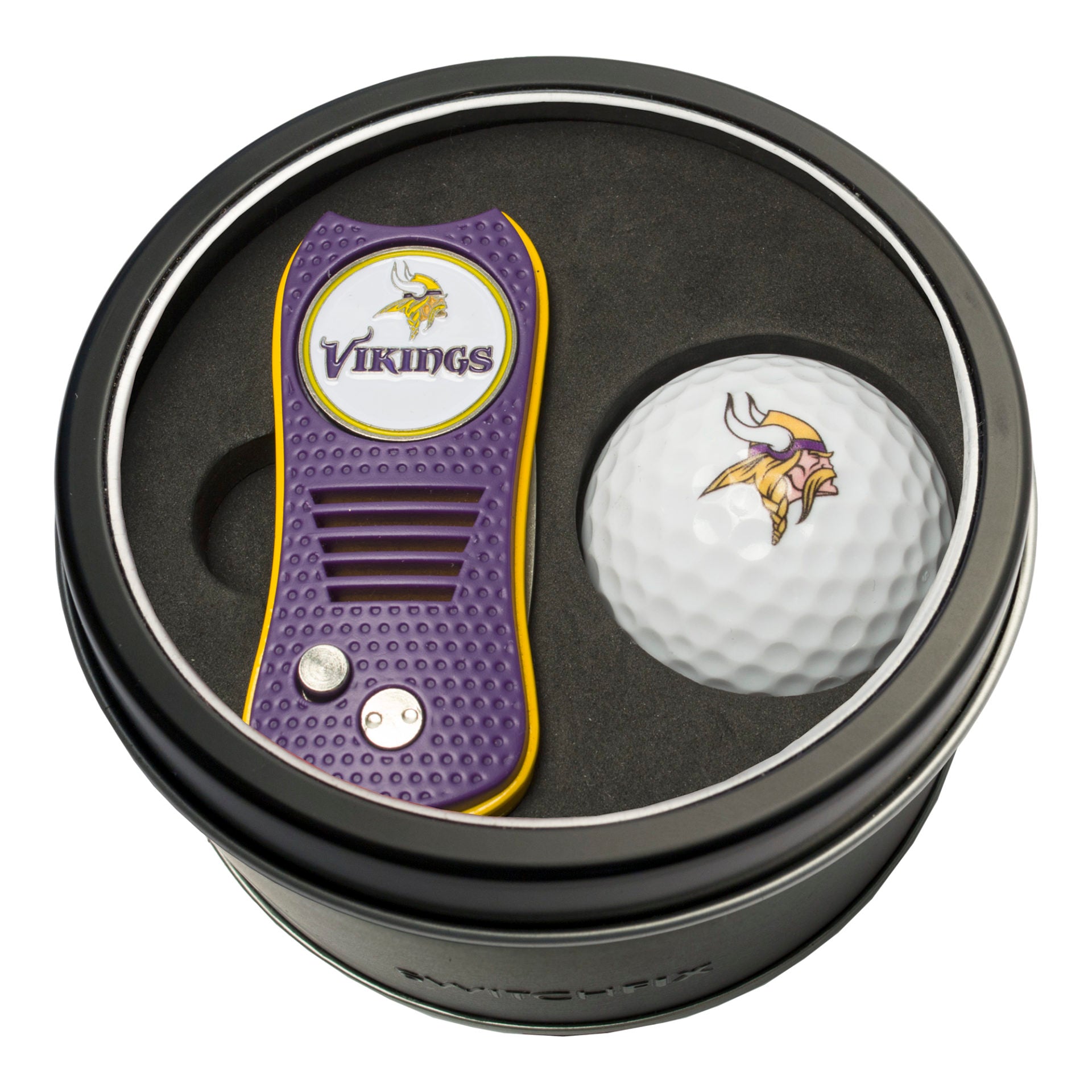 MINNESOTA VIKINGS SWITCH BALL TIN