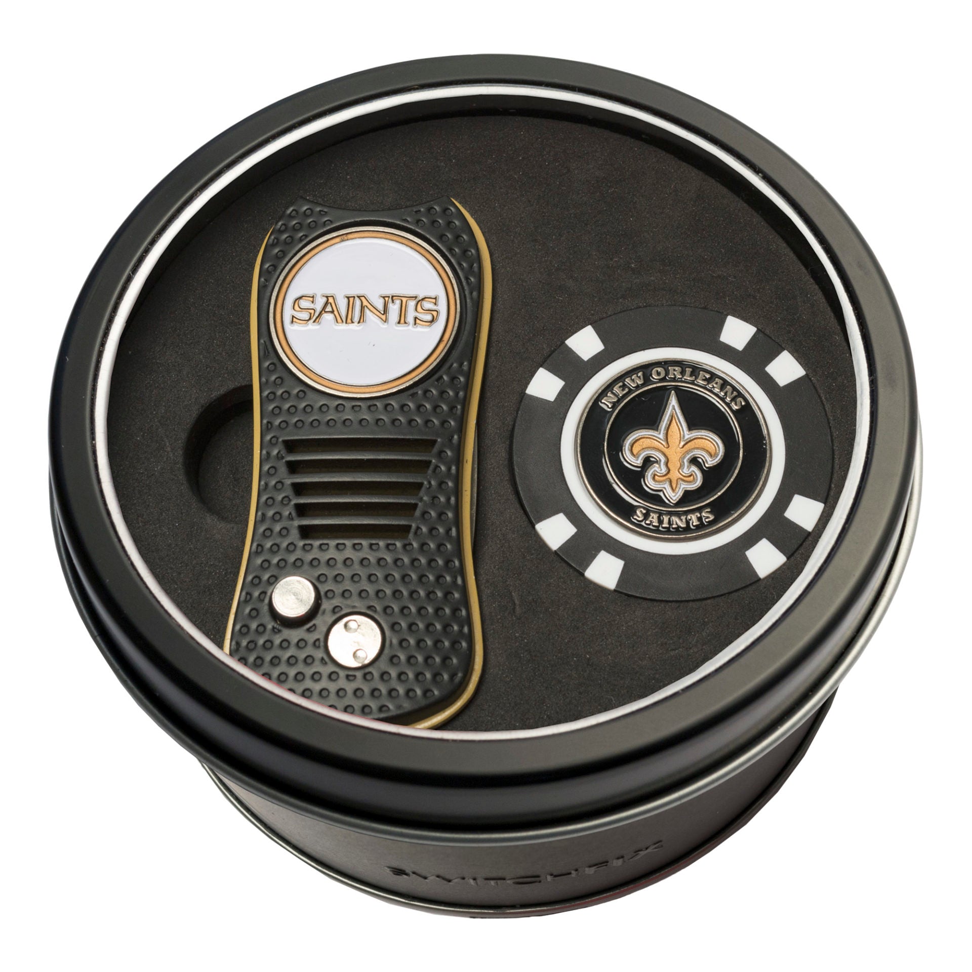 NEW ORLEANS SAINTS SWITCH CHIP TIN