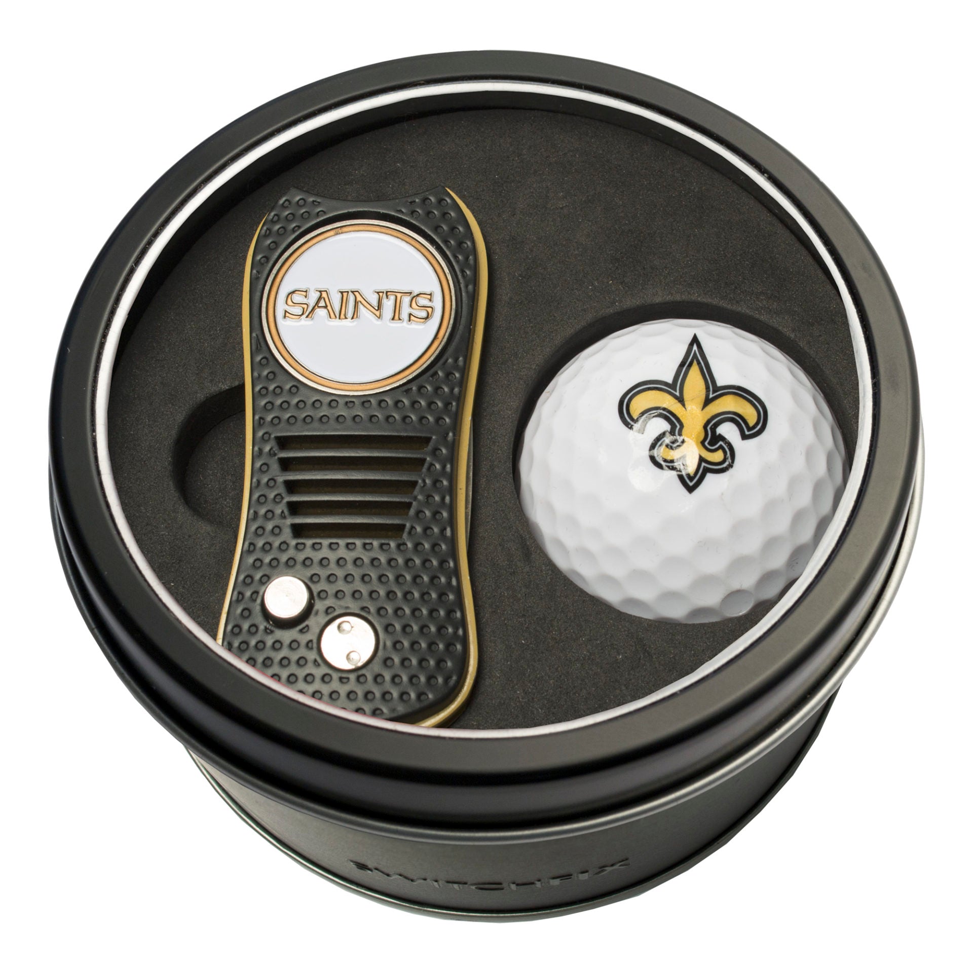 NEW ORLEANS SAINTS SWITCH BALL TIN