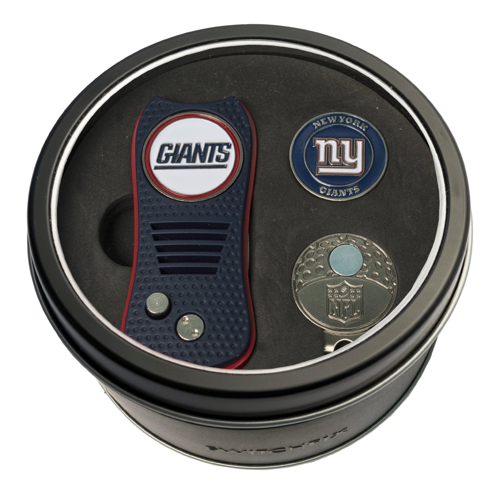 NEW YORK GIANTS SWITCH CAP CLIP TIN