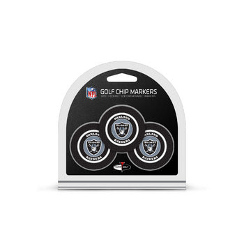 LAS VEGAS RAIDERS 3 PK GOLF CHIP