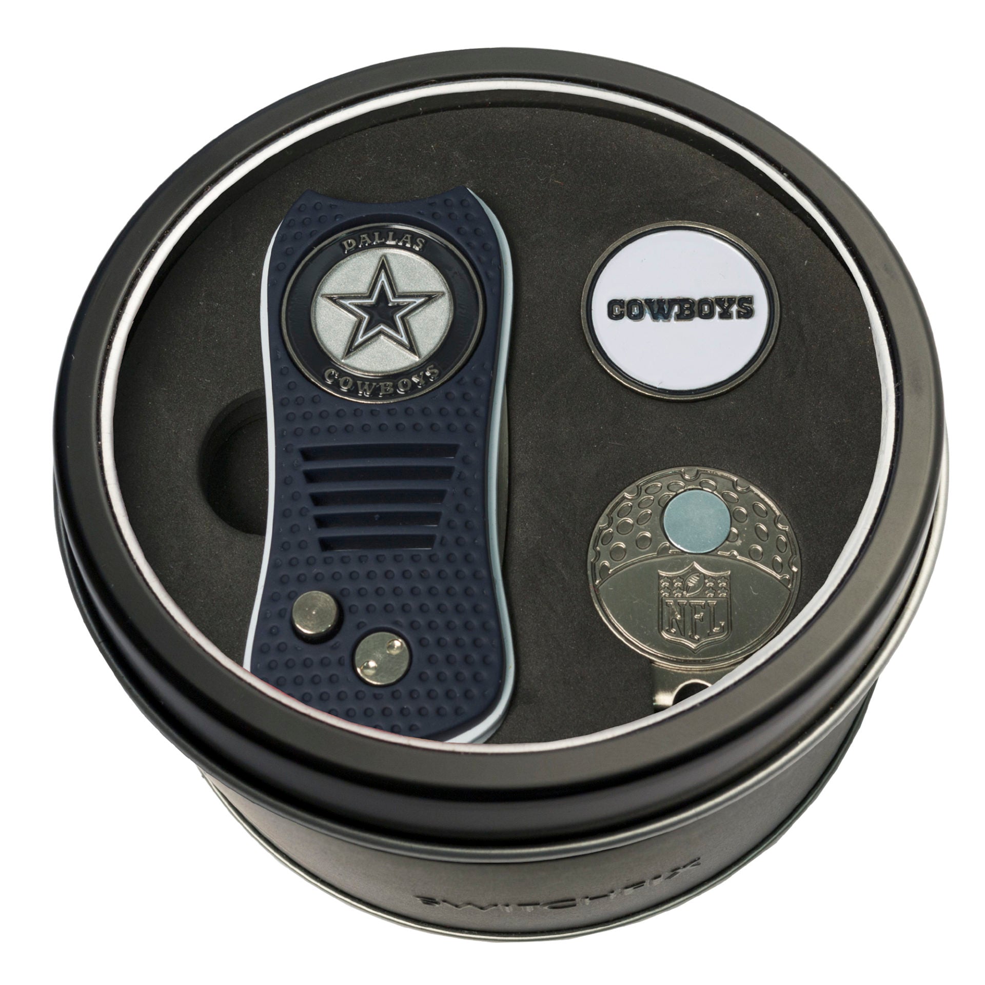 DALLAS COWBOYS SWITCH CAP CLIP TIN