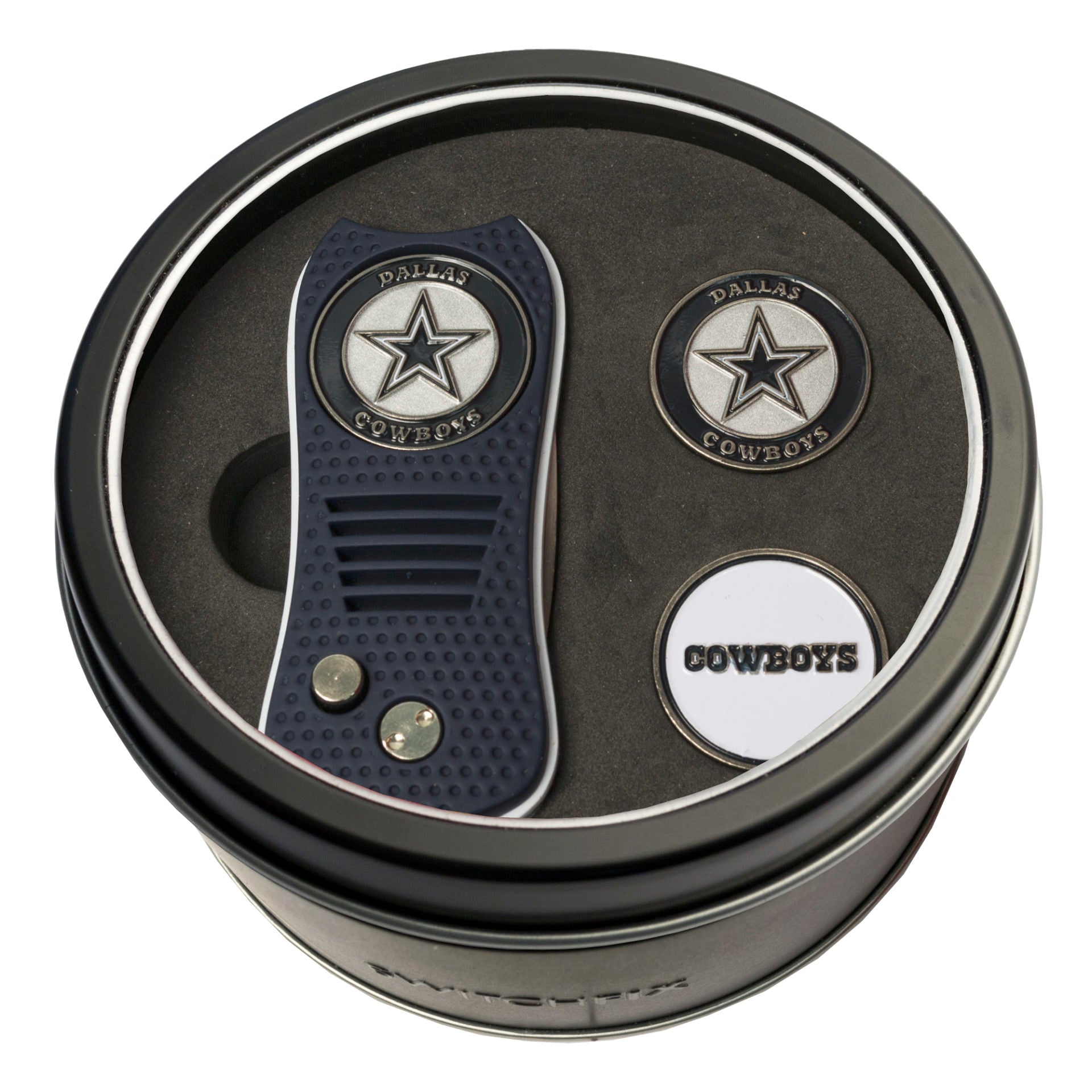 DALLAS COWBOYS SWITCH MARKERS TIN