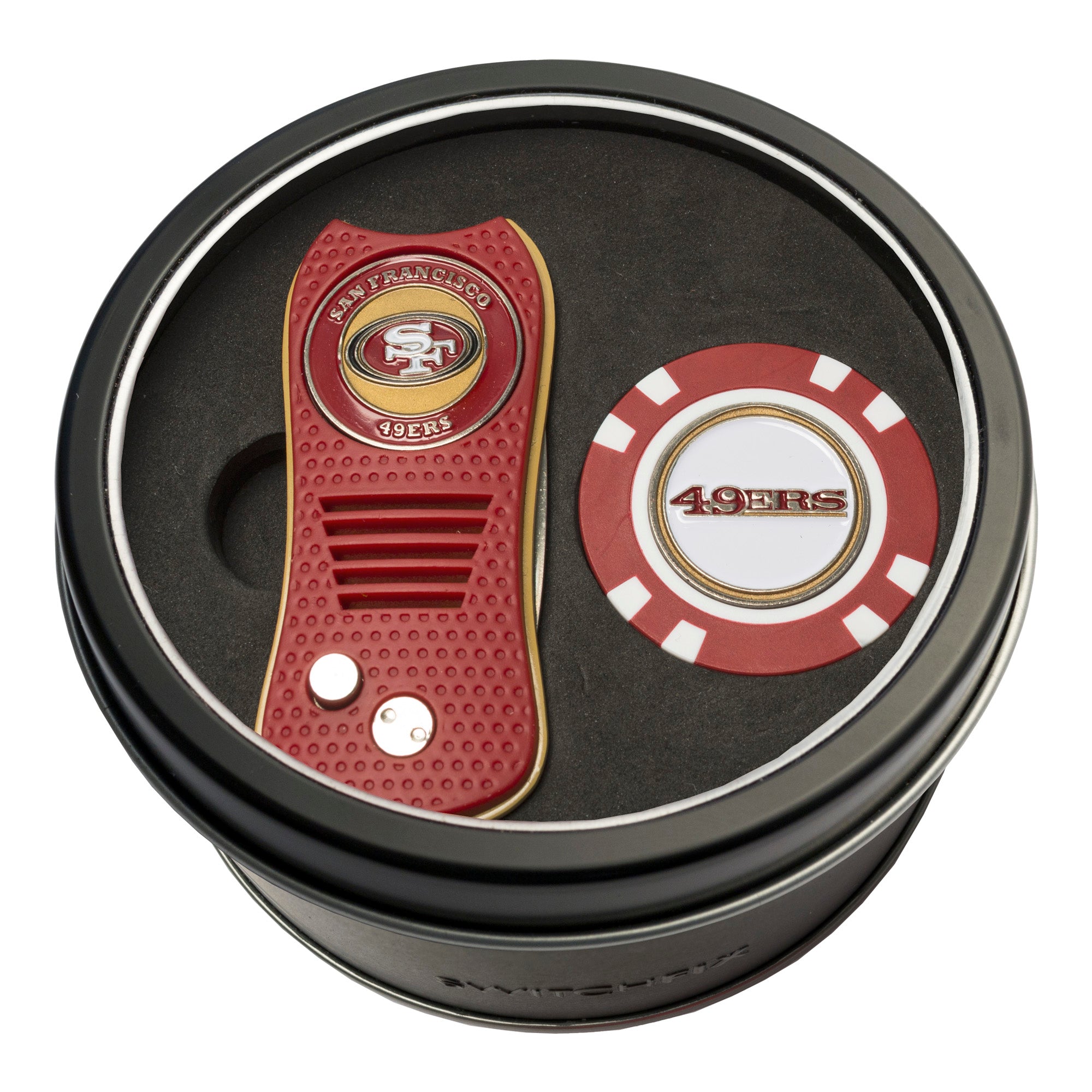 SAN FRANCISCO 49ERS SWITCH CHIP TIN