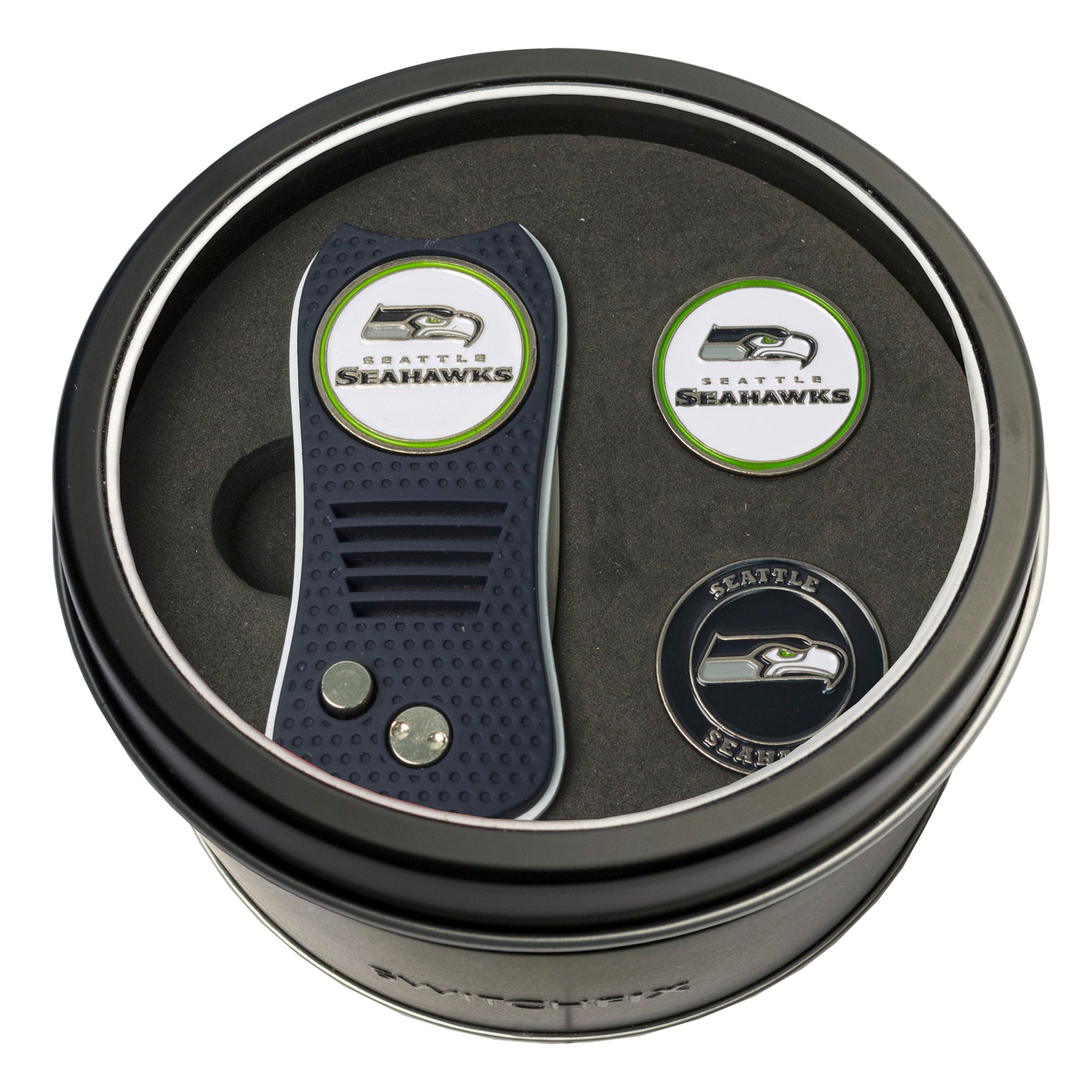 SEATTLE SEAHAWKS SWITCH MARKERS TIN