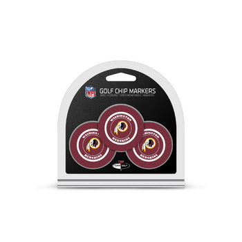 WASHINGTON FB TEAM 3 PK GOLF CHIP