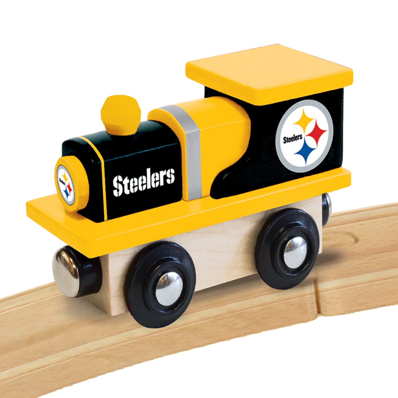 Pittsburgh Steelers Wood Train Engine