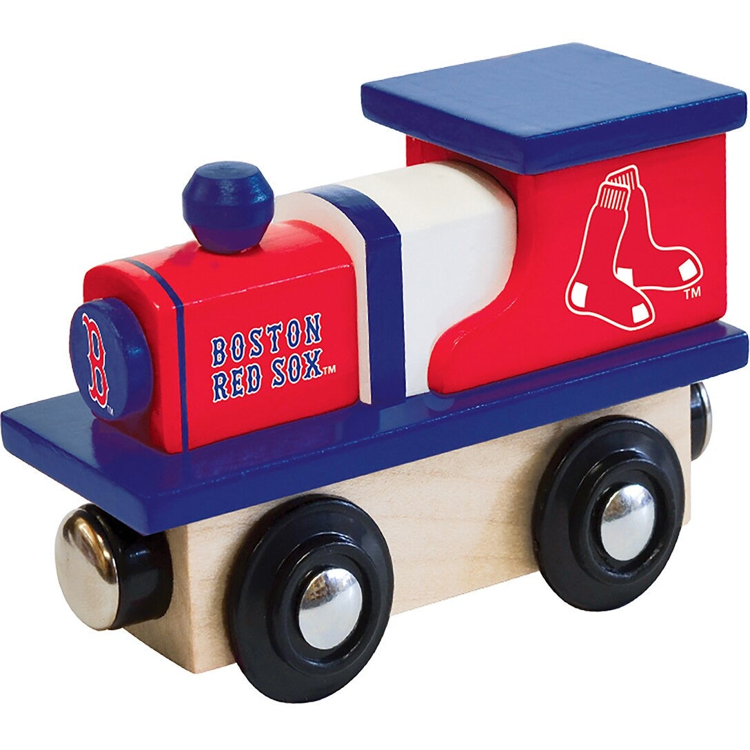 Boston Red Sox Wood Train Engine