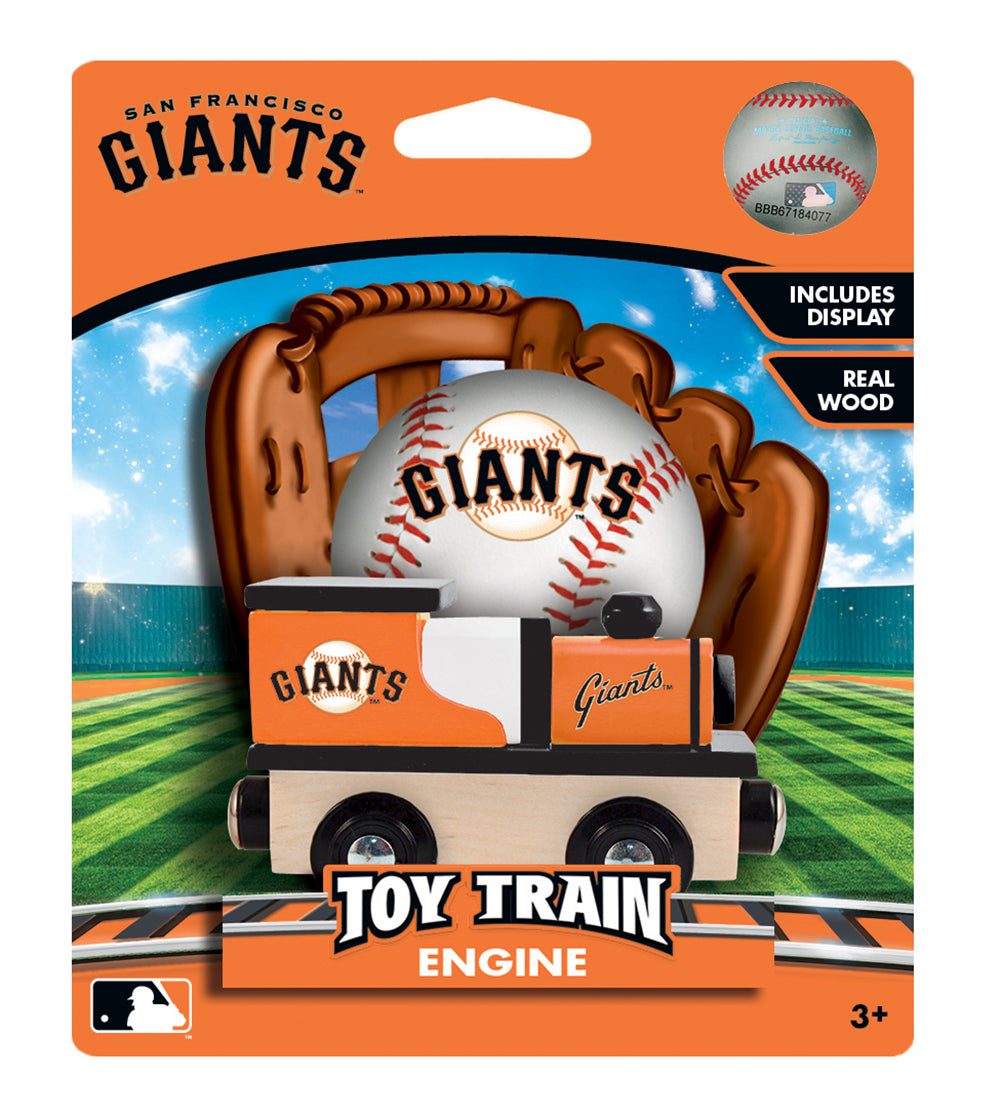 San Francisco Giants Wood Train Engine