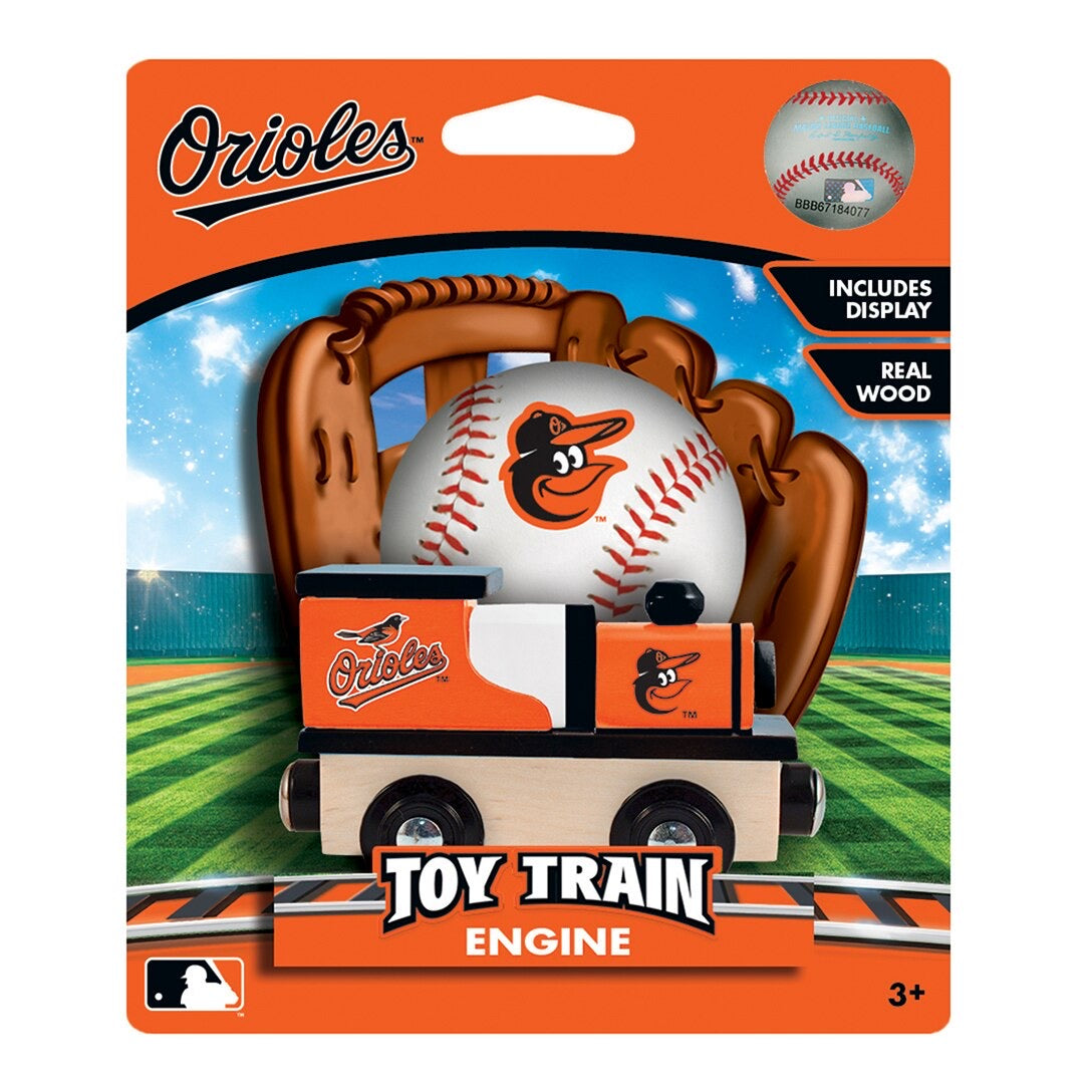 Baltimore Orioles Wood Train Engine