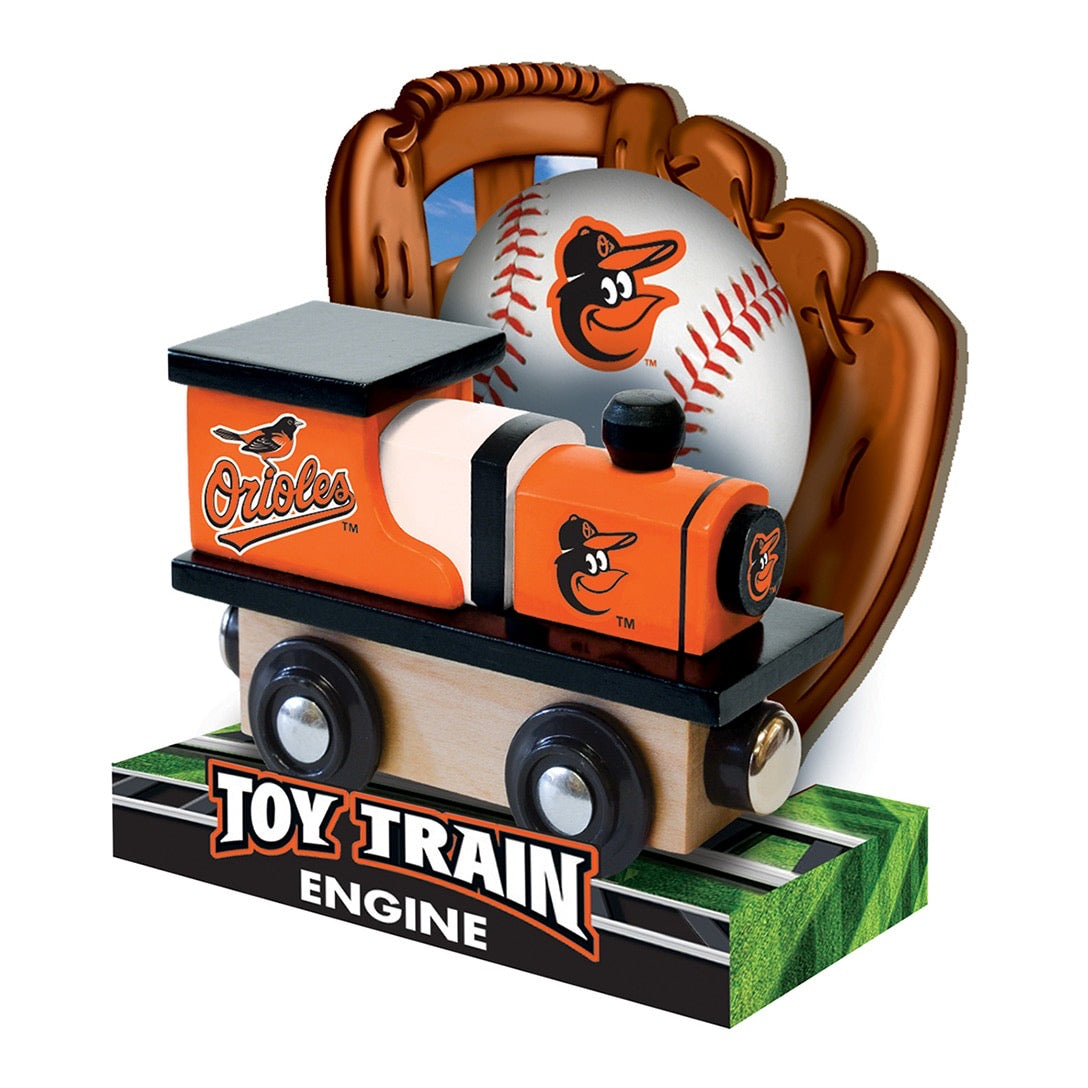 Baltimore Orioles Wood Train Engine