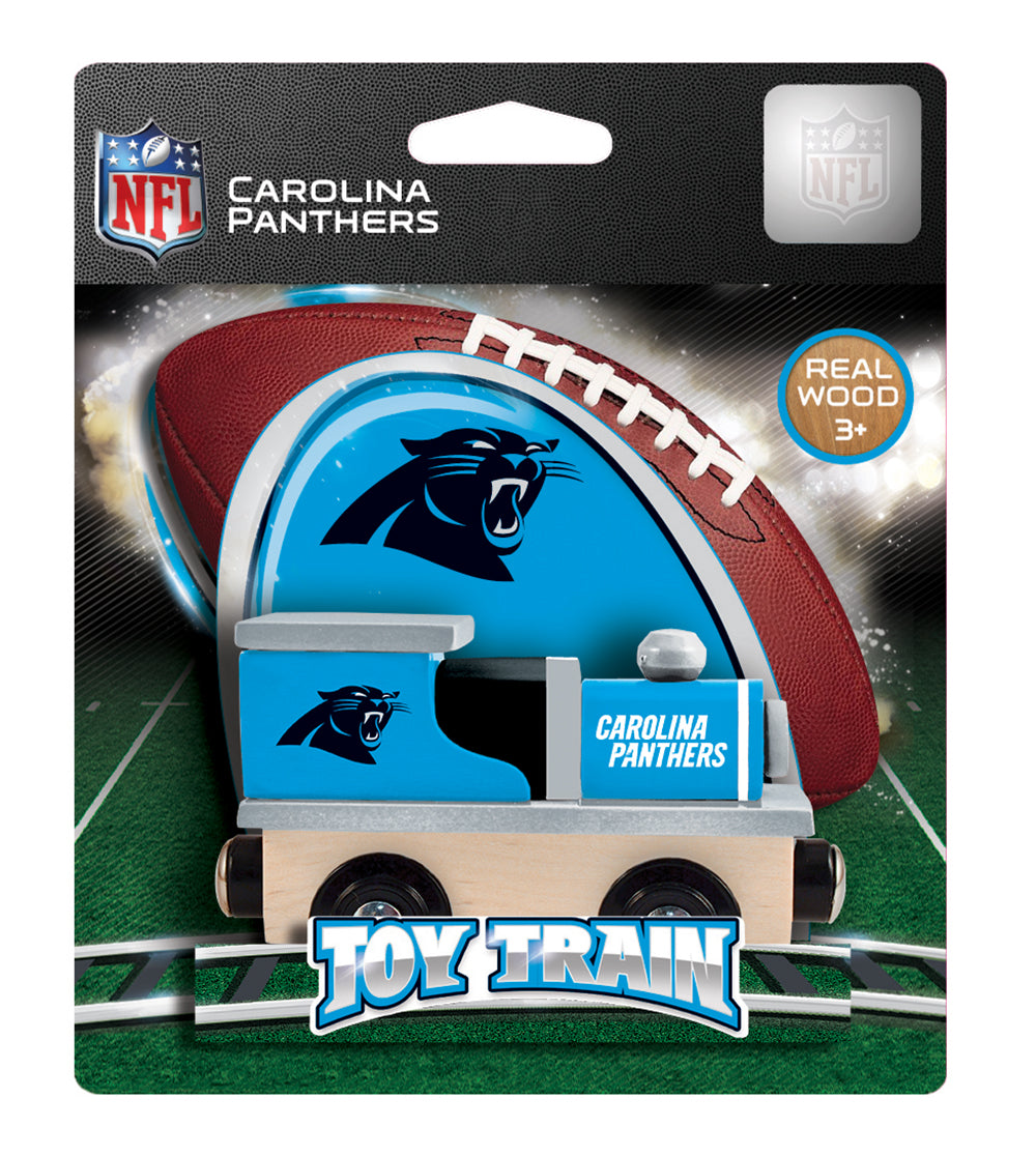 Carolina Panthers Wood Train Engine