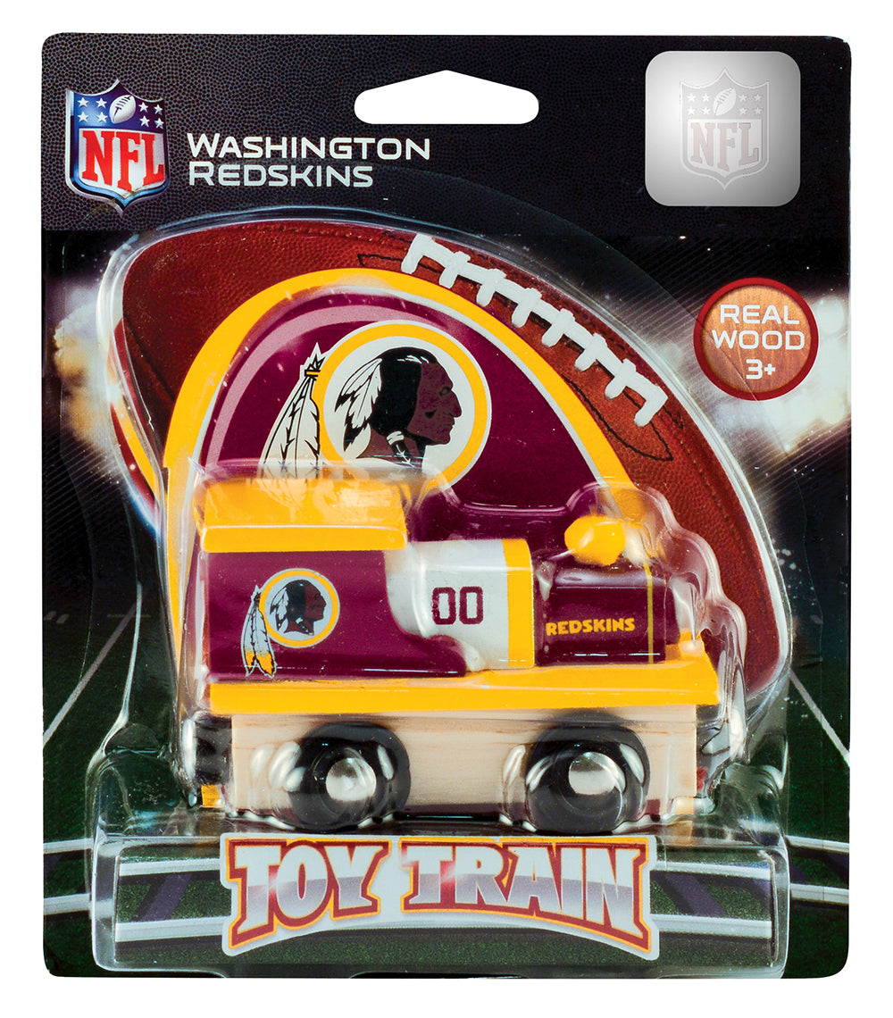 Washington Redskins Wood Train Engine