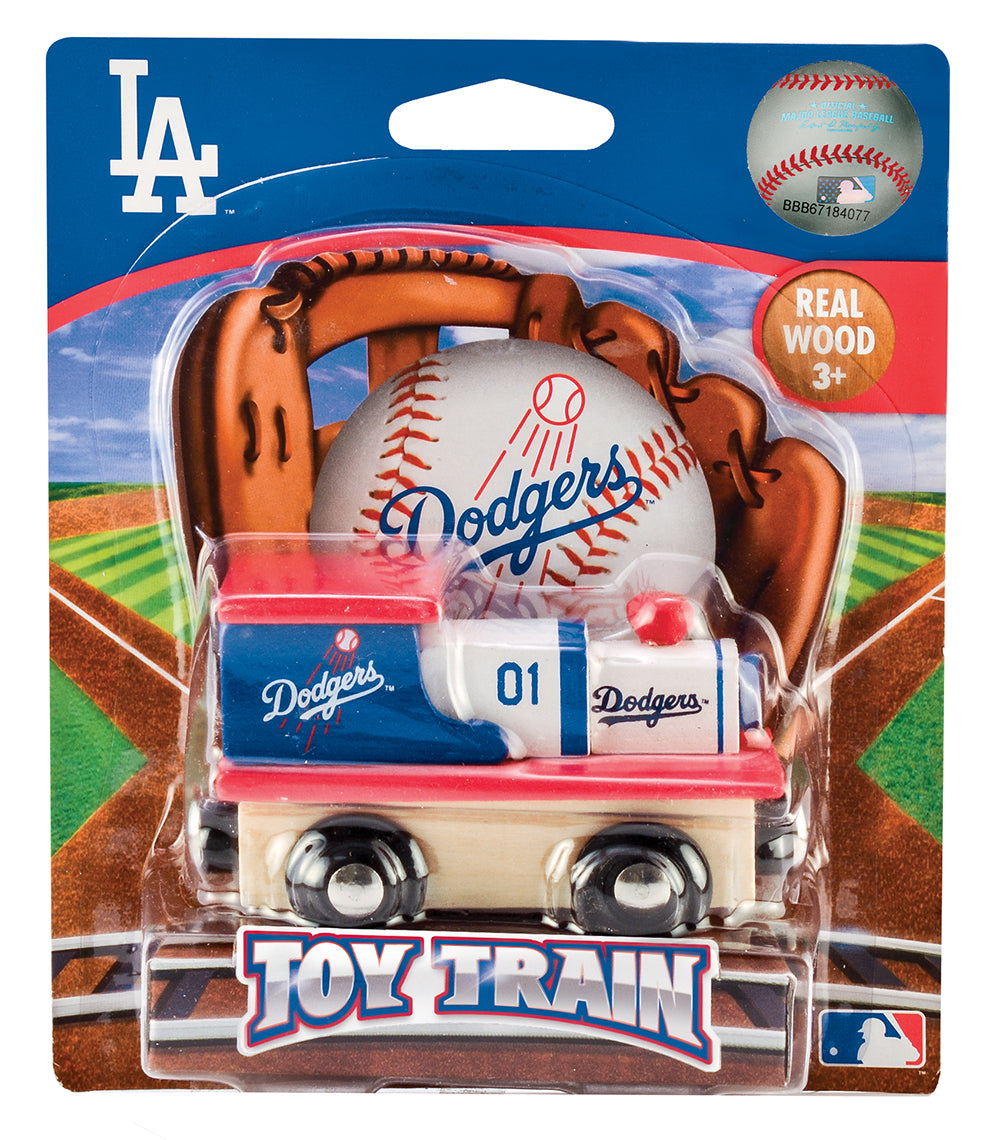 Los Angeles Dodgers Wood Train Engine