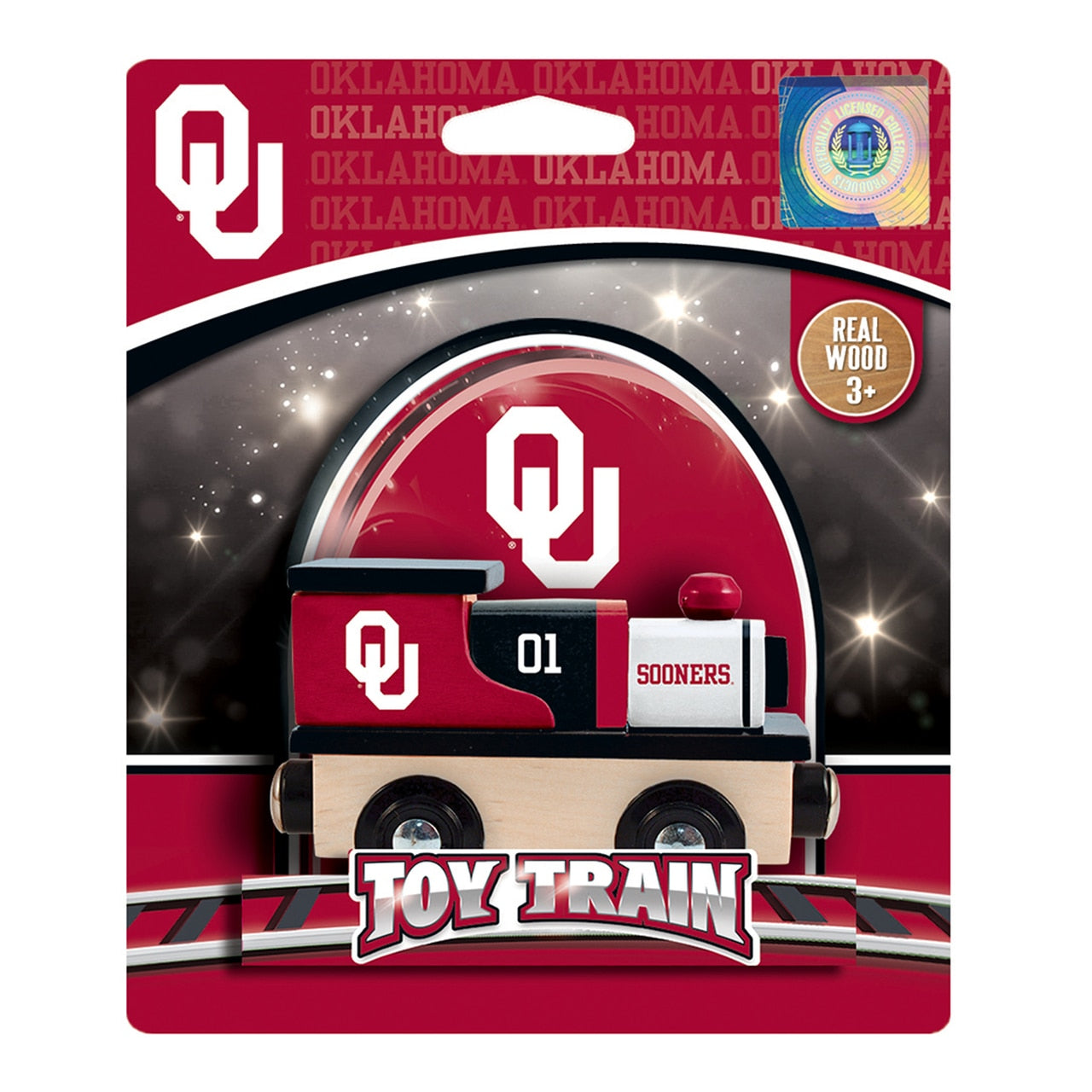 Oklahoma Wood Train Engine