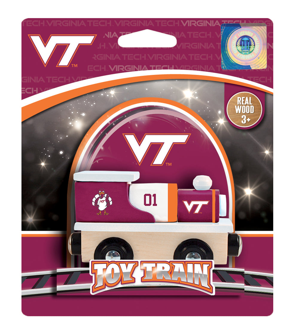 Virginia Tech Wood Train Engine
